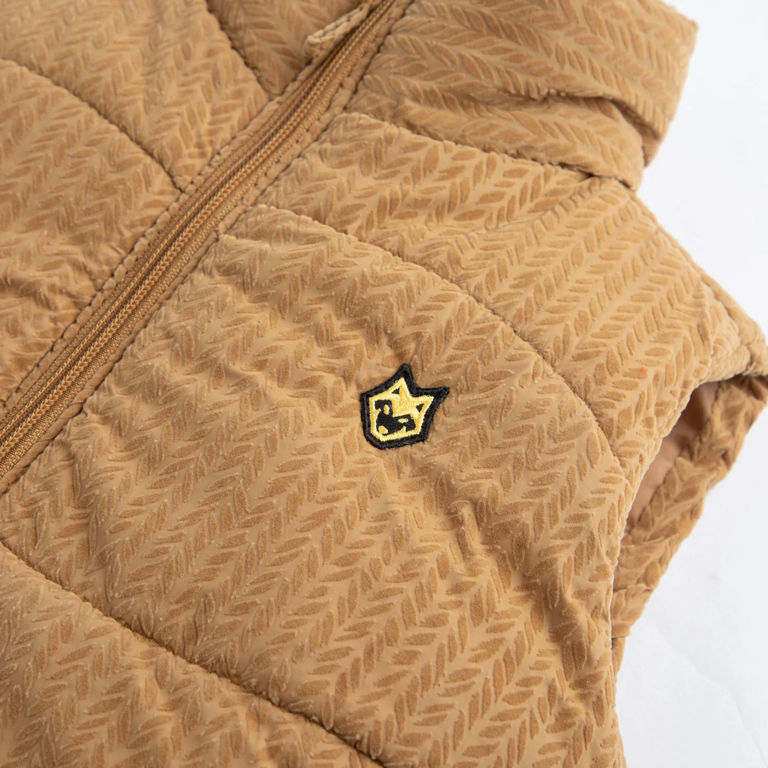 Brown Puffer Gilet - Image 2