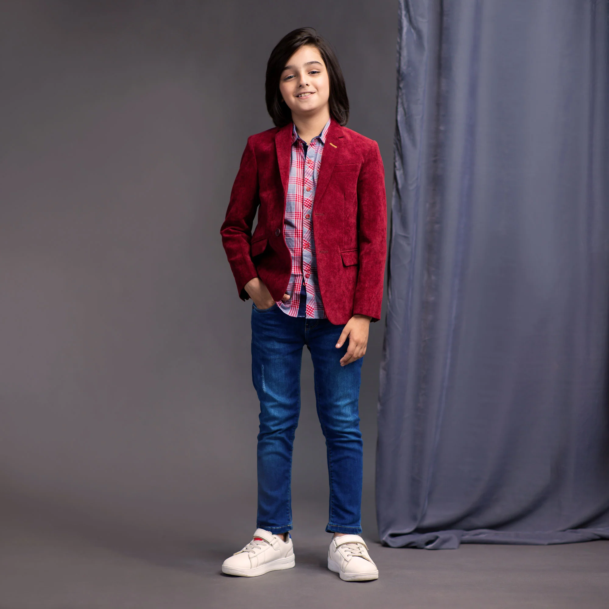 Brick Red Smart fit Blazer