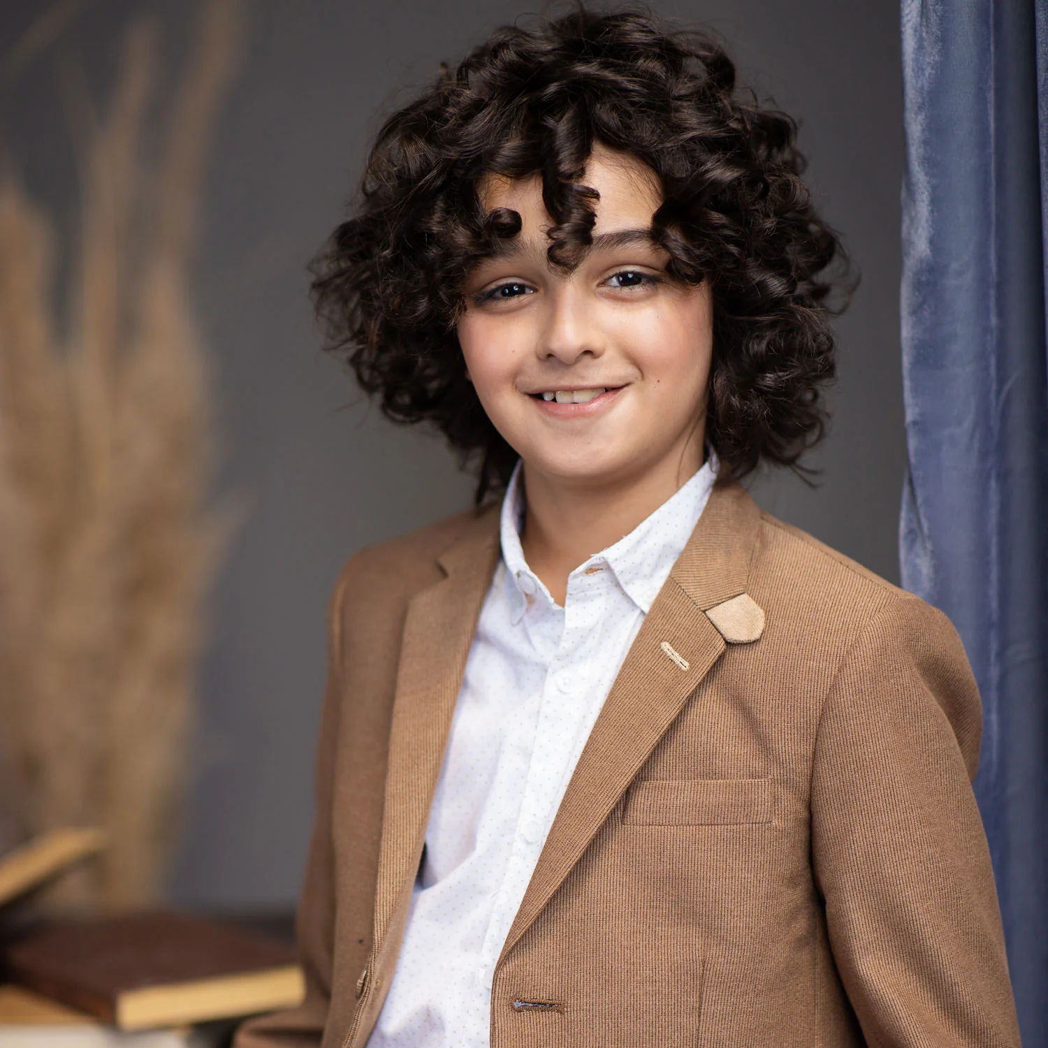Coral Brown Classic fit Blazer - Image 3
