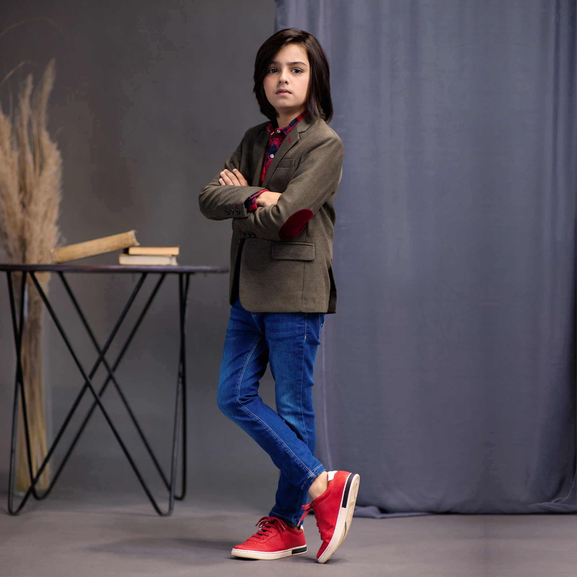 Textured Smart Fit Blazer - Image 2