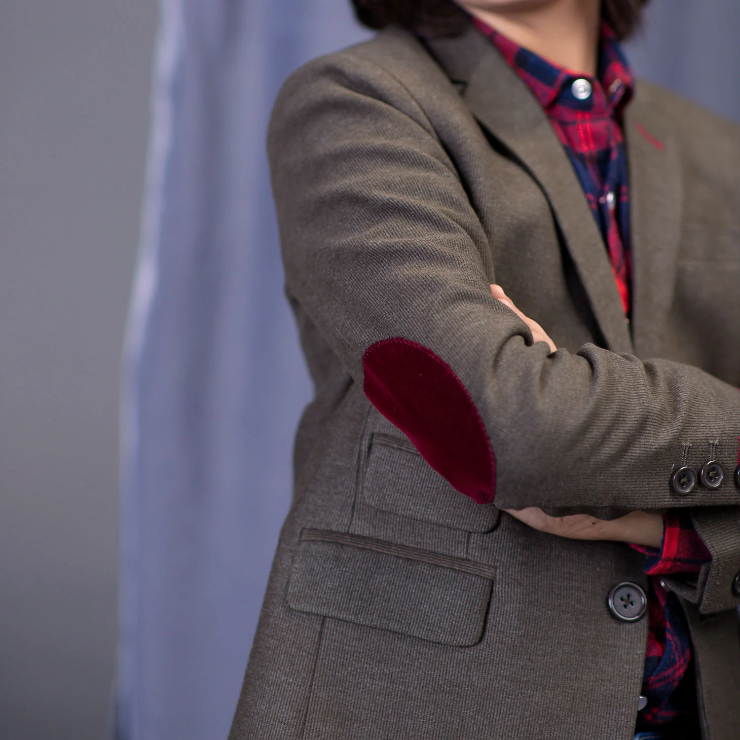 Textured Smart Fit Blazer - Image 3