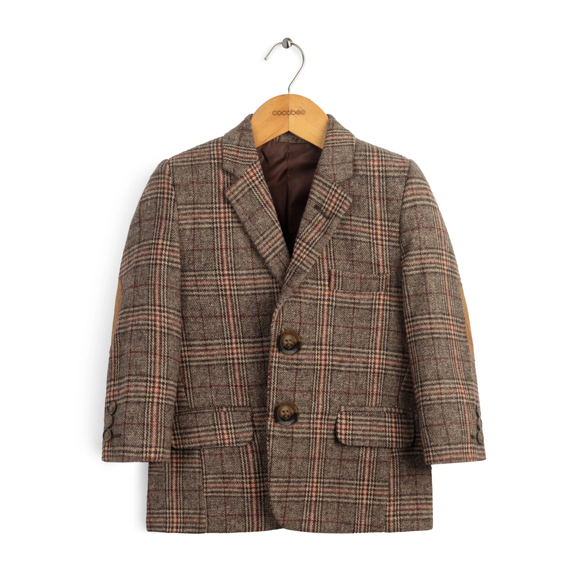 Classic Brown Checkered Coat