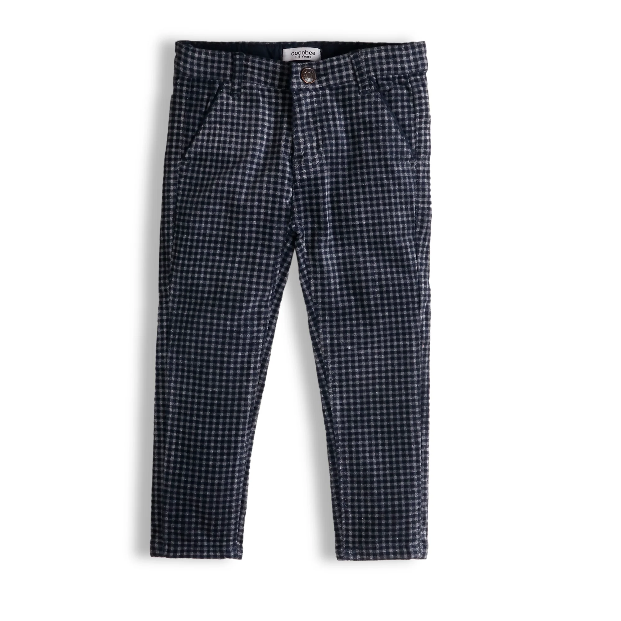 Black Gingham Pants