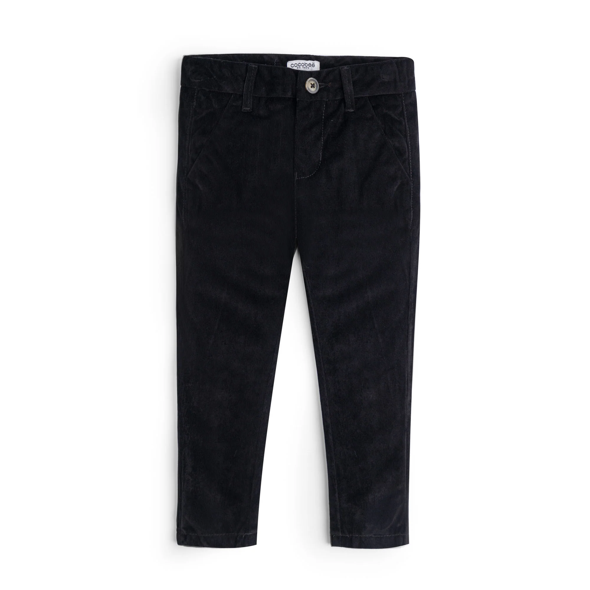 Plain Black Corduroy Pant