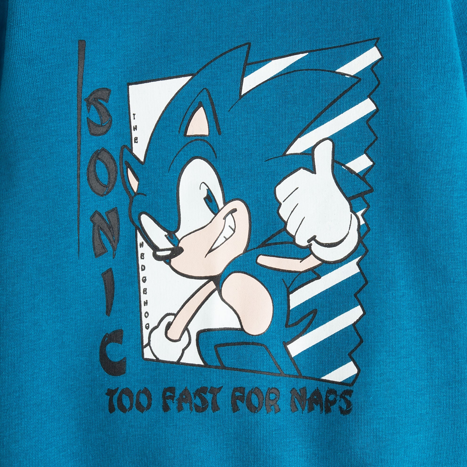 Sonic Blue Printed Sweatshirt - Image 2