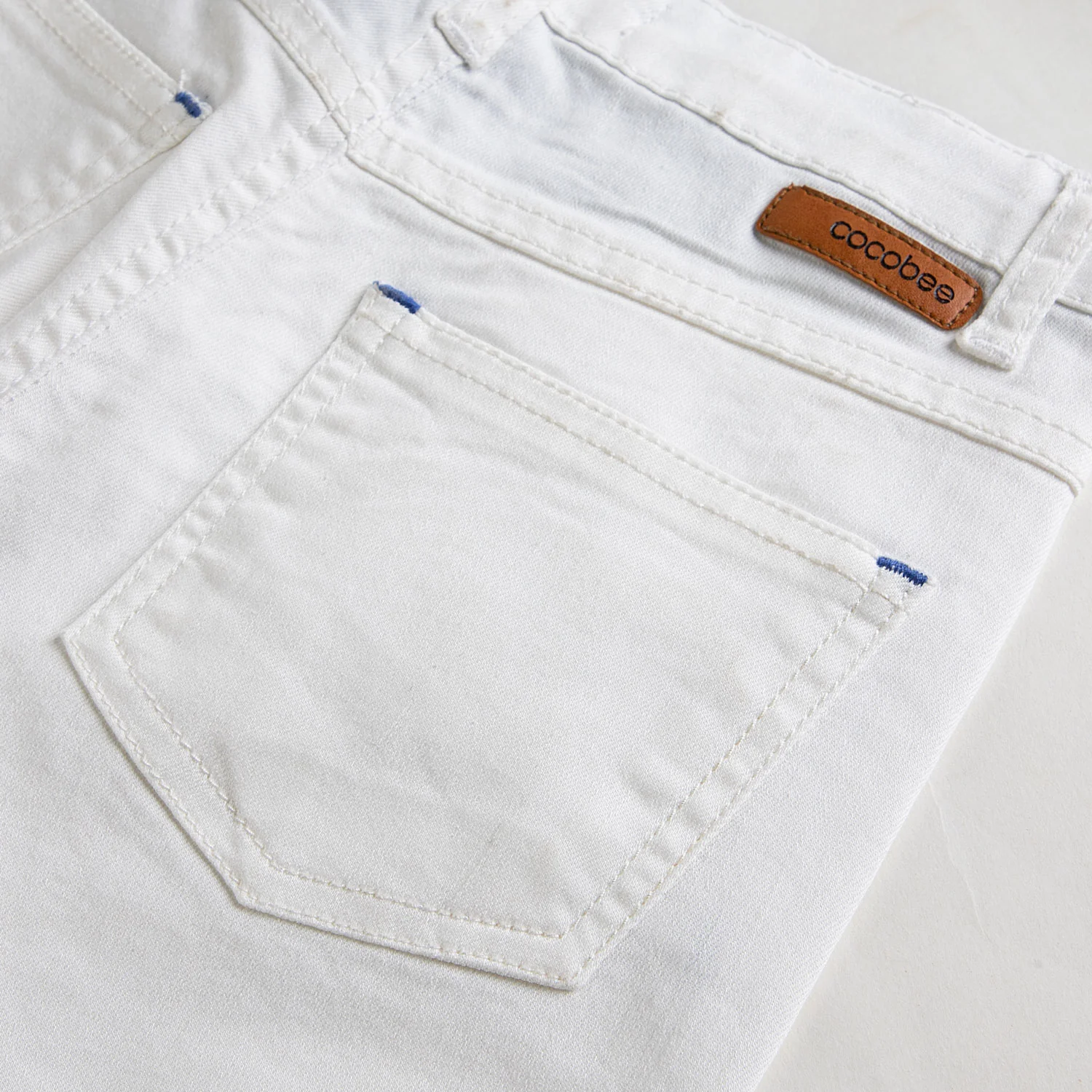 Plain White Chino Pant - Image 3