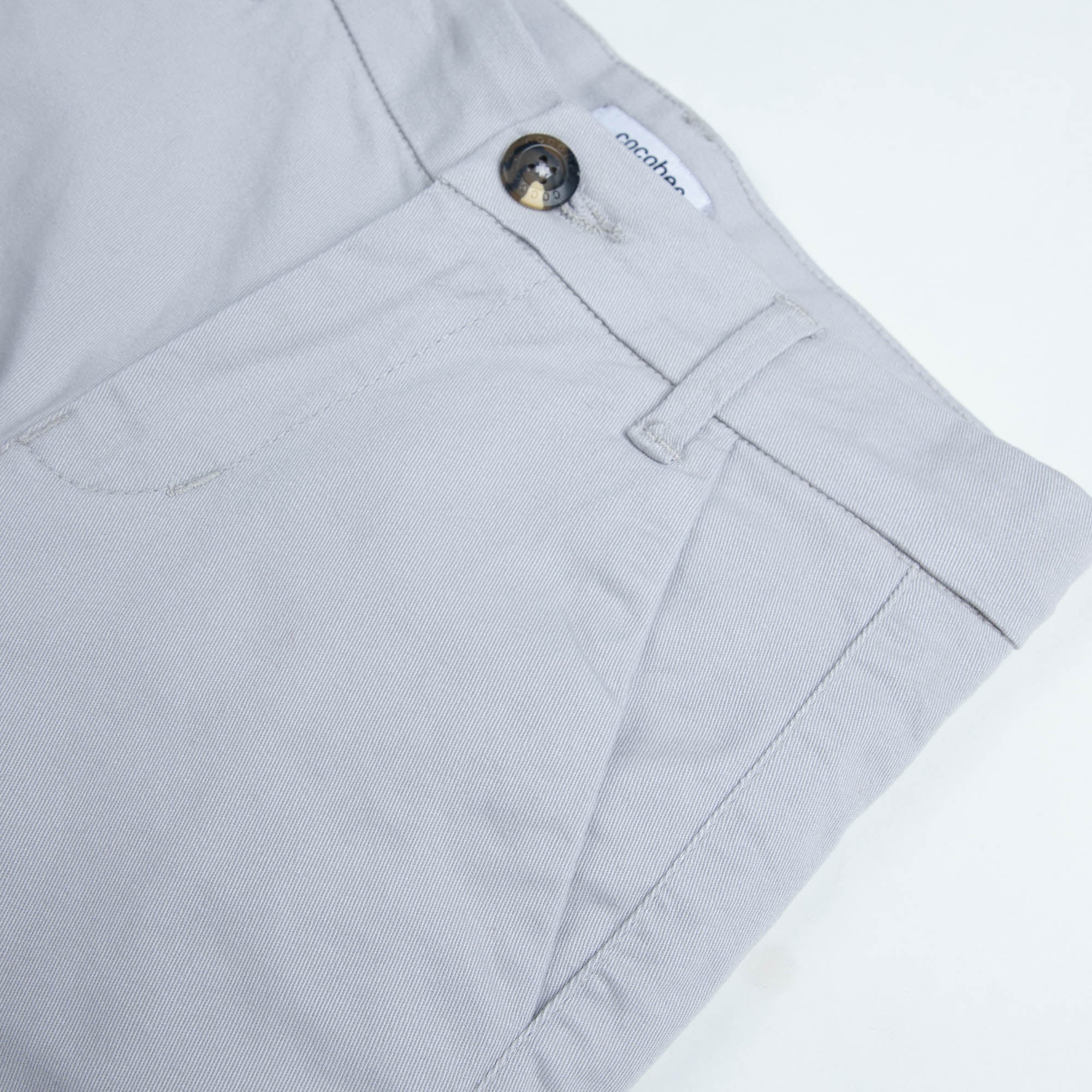 Classic Silver Cotton Pant - Image 2