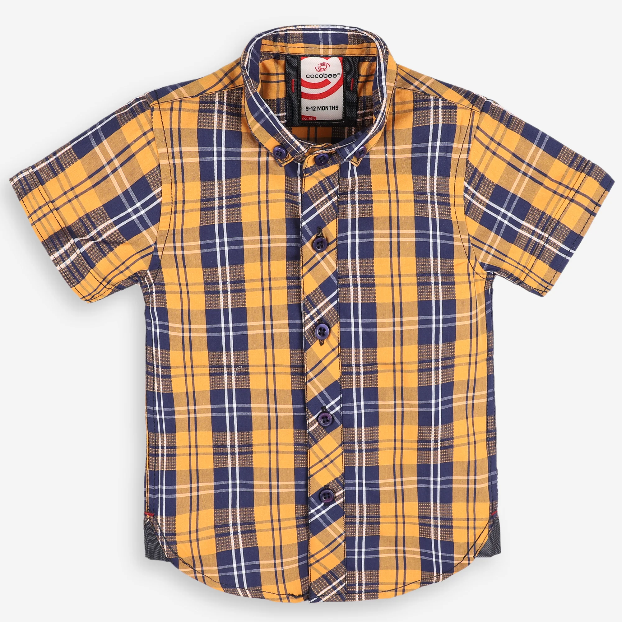 Yellow Madras Checked Shirt