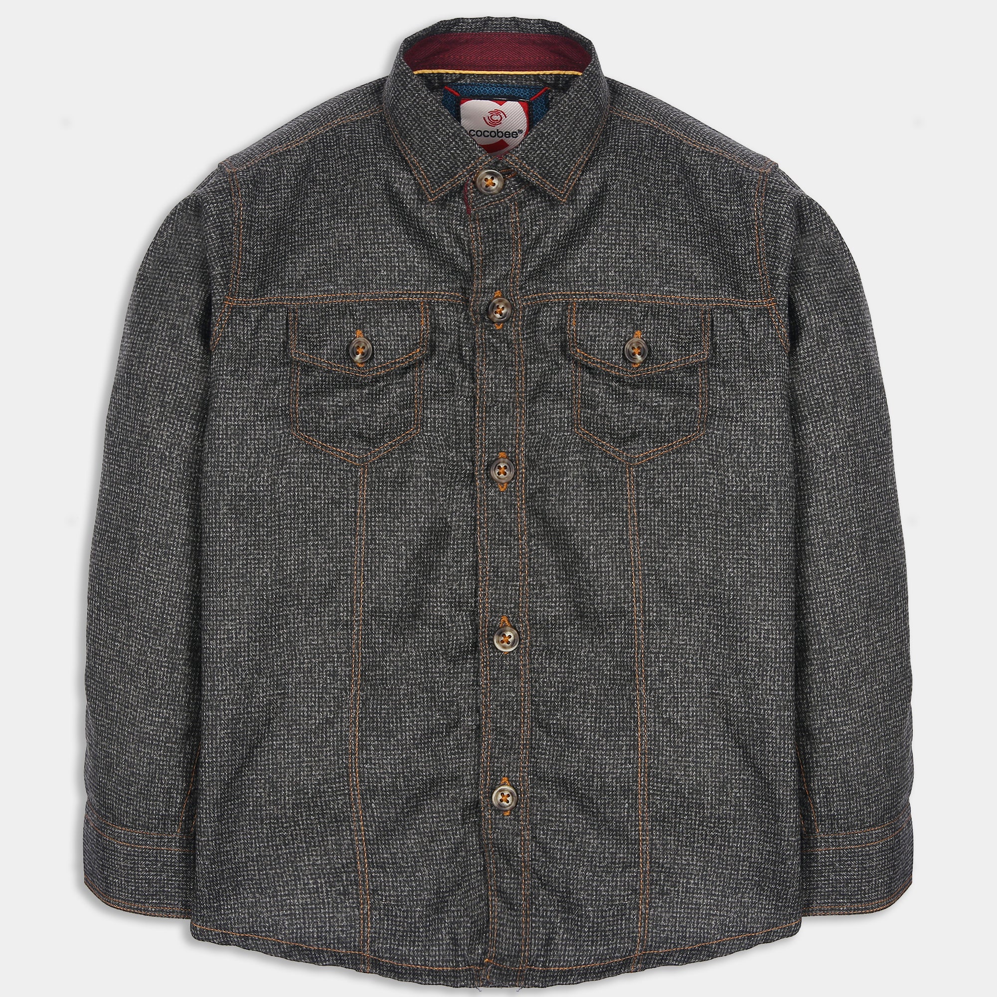 Textured Grey Shirt - Image 2