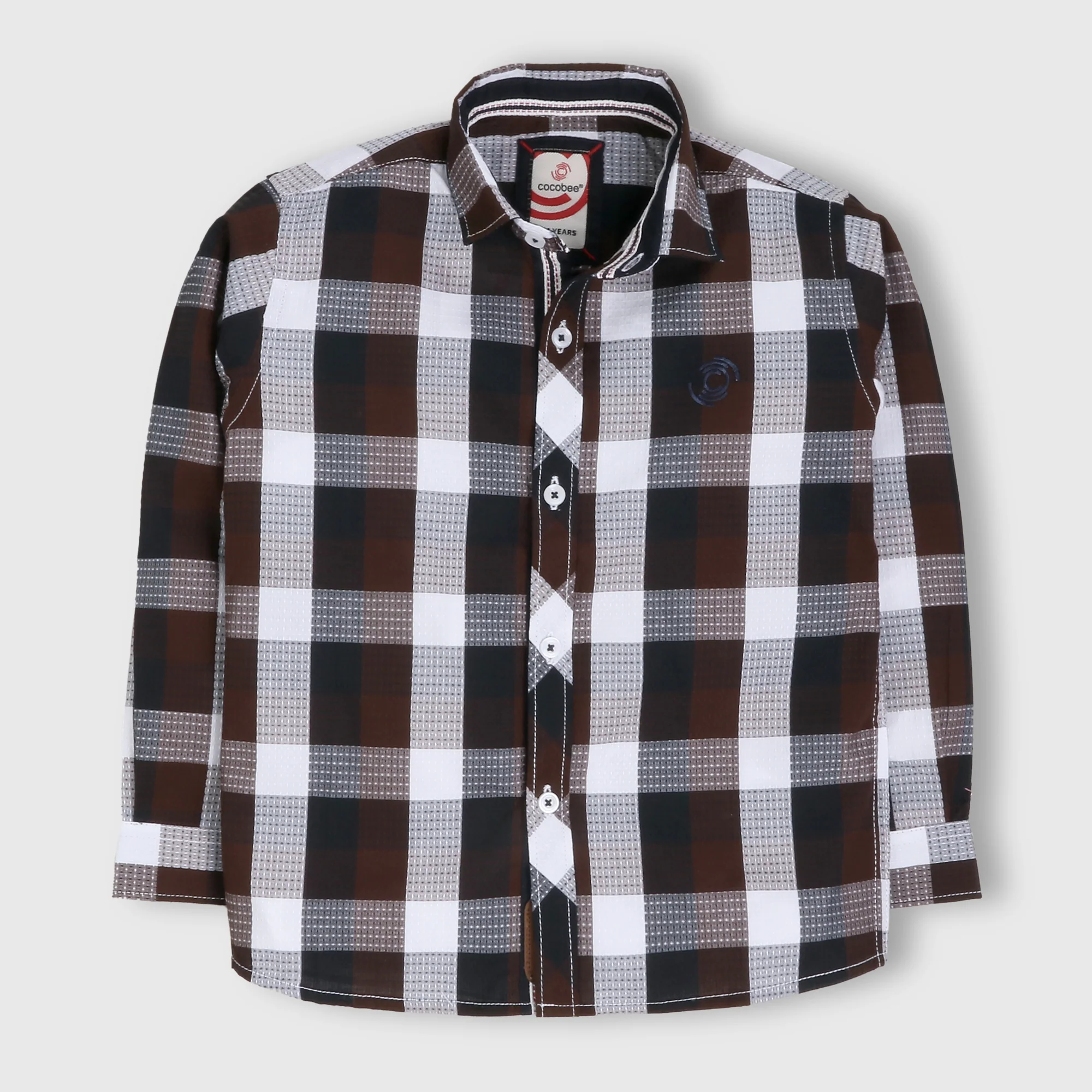 Brown Mosaic Shirt