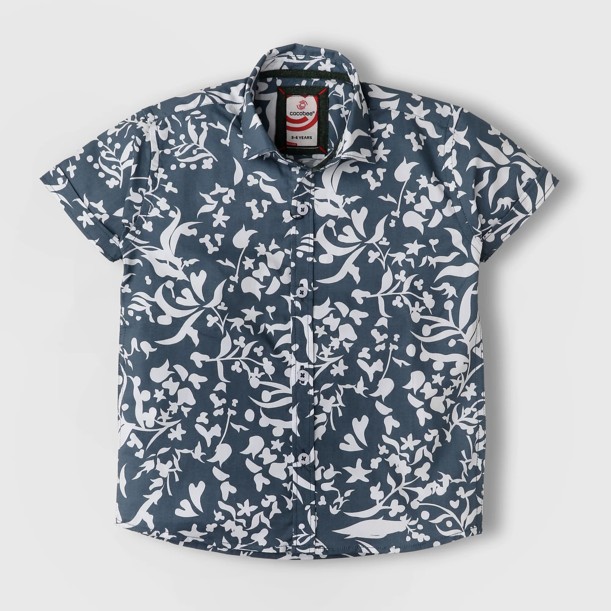 Grey Printed Shirt