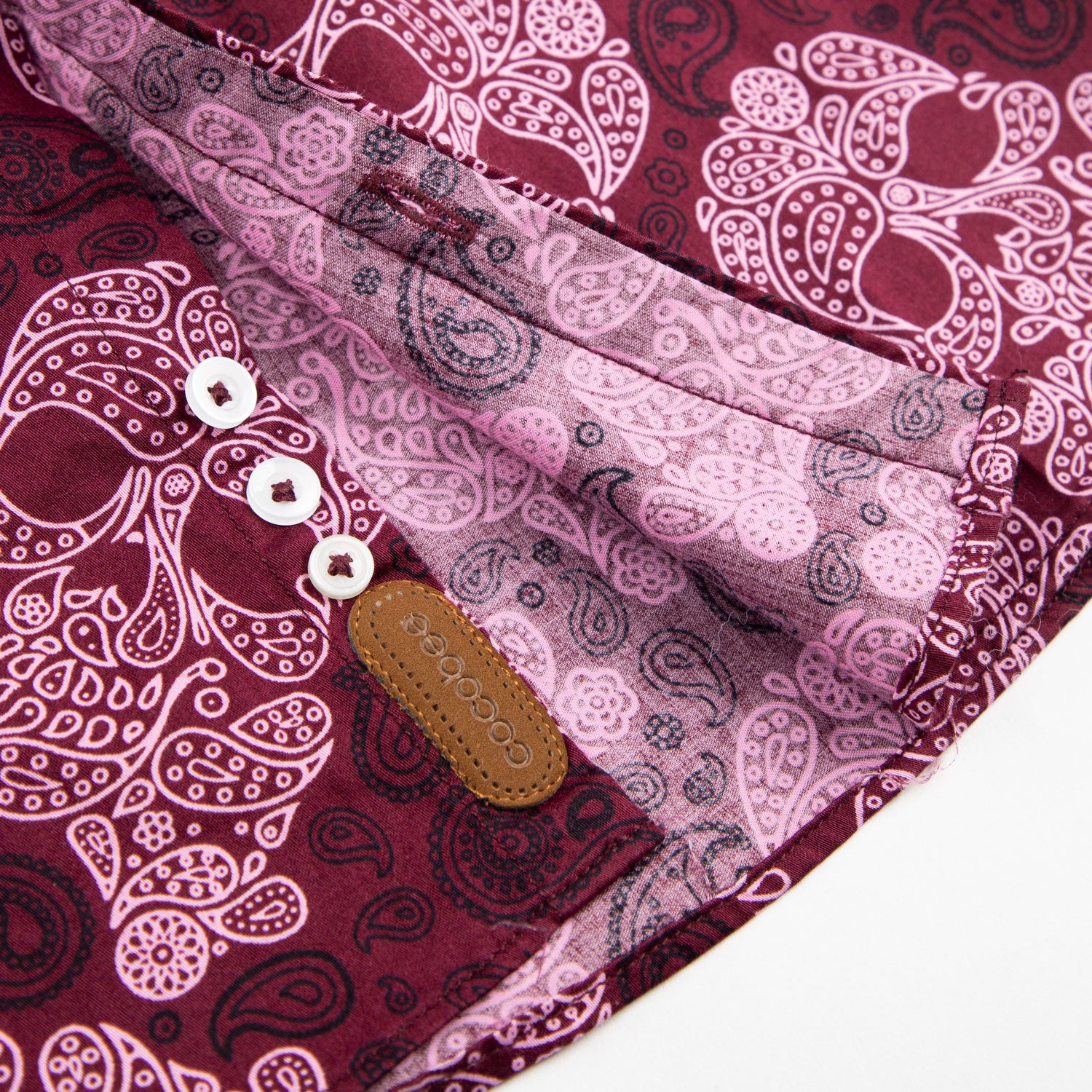 Maroon Printed Shirt - Image 2