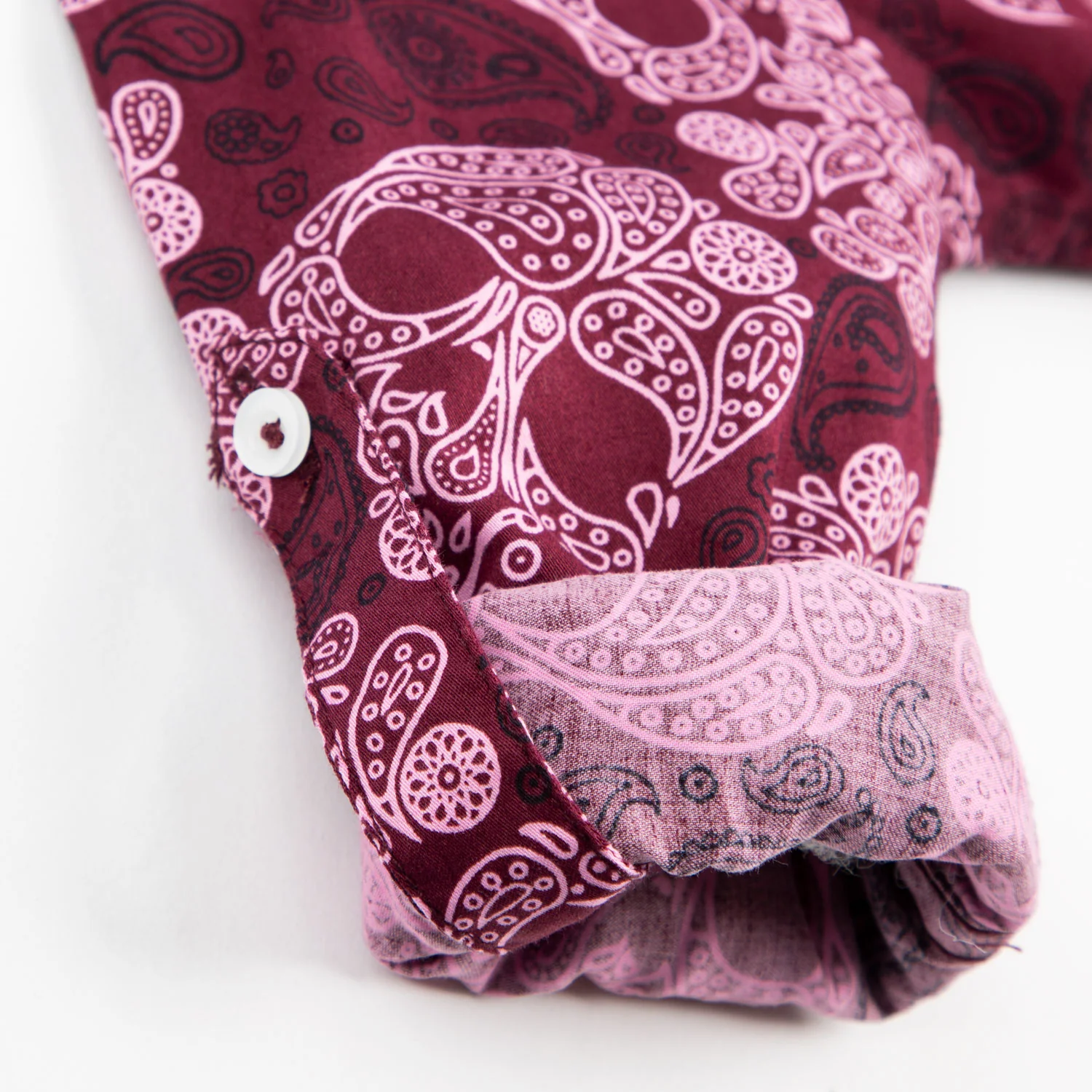 Maroon Printed Shirt - Image 3
