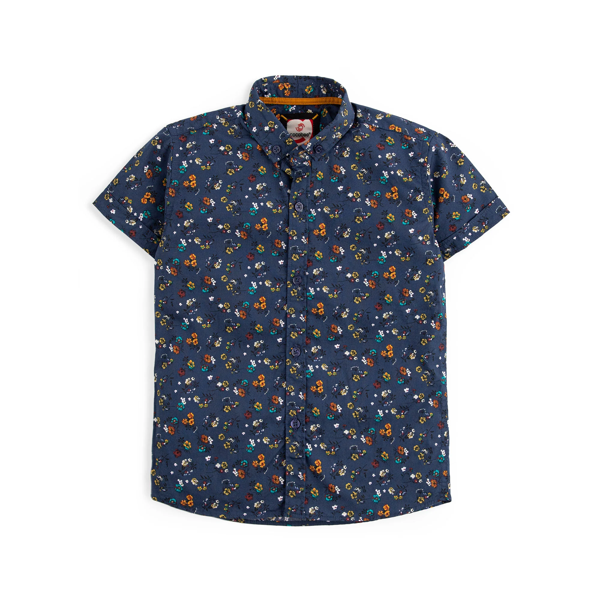 Navy Printed Shirt