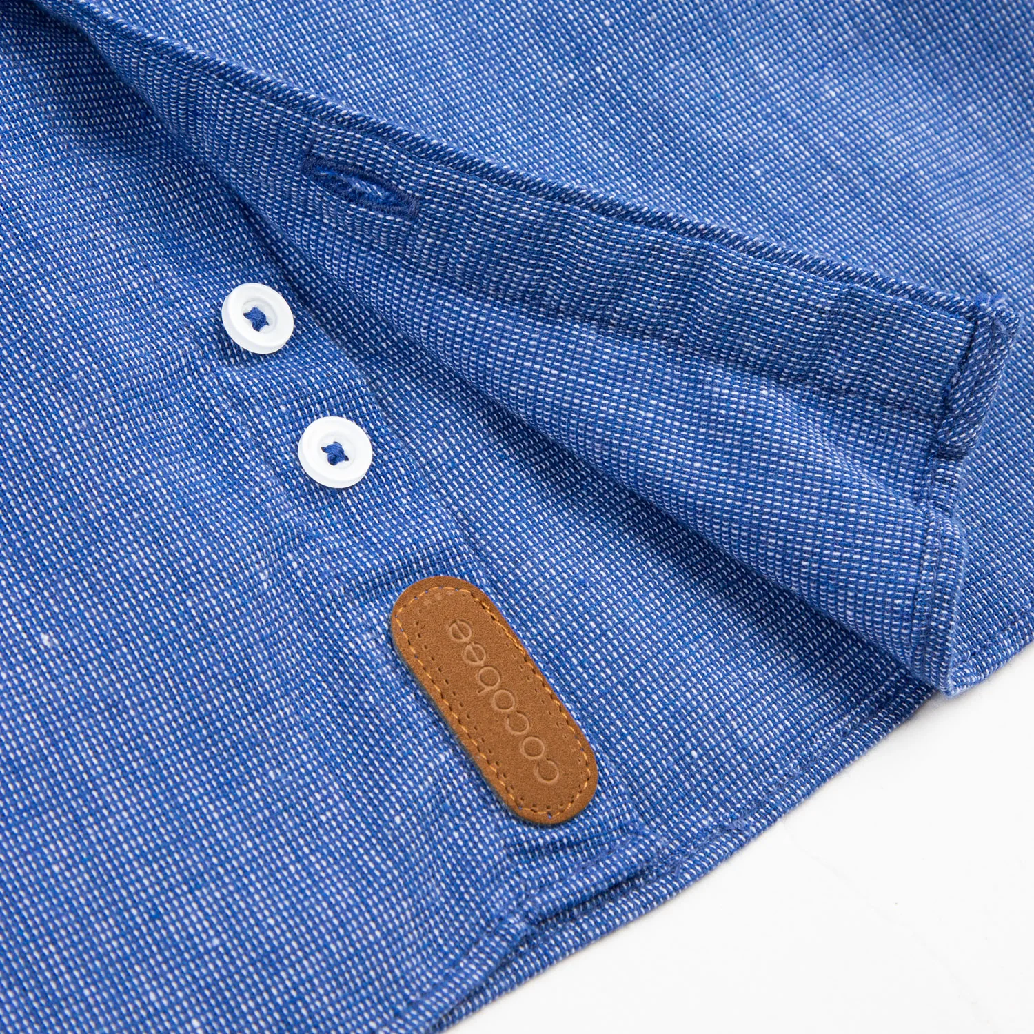 Blue Double Pocket Shirt - Image 3