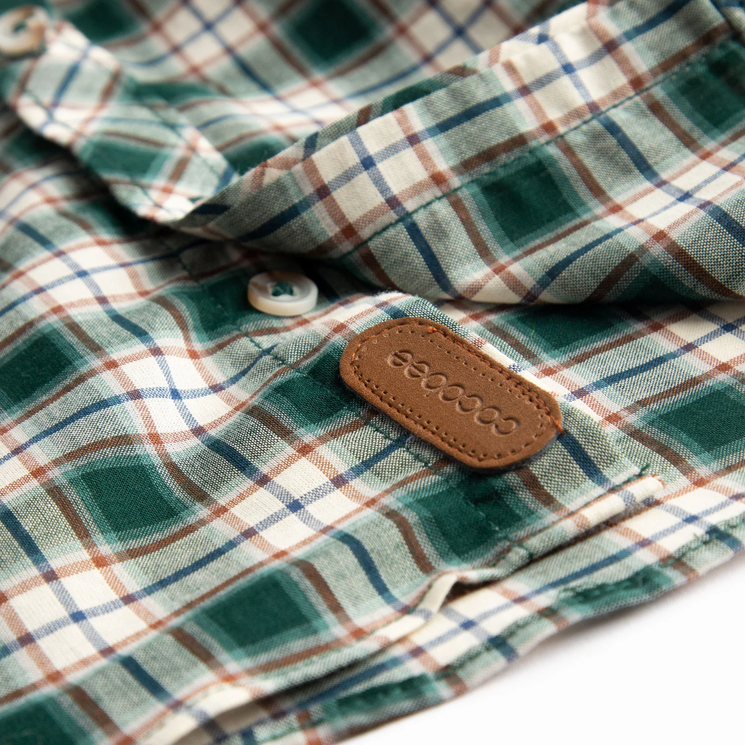 Green Check Shirt - Image 3
