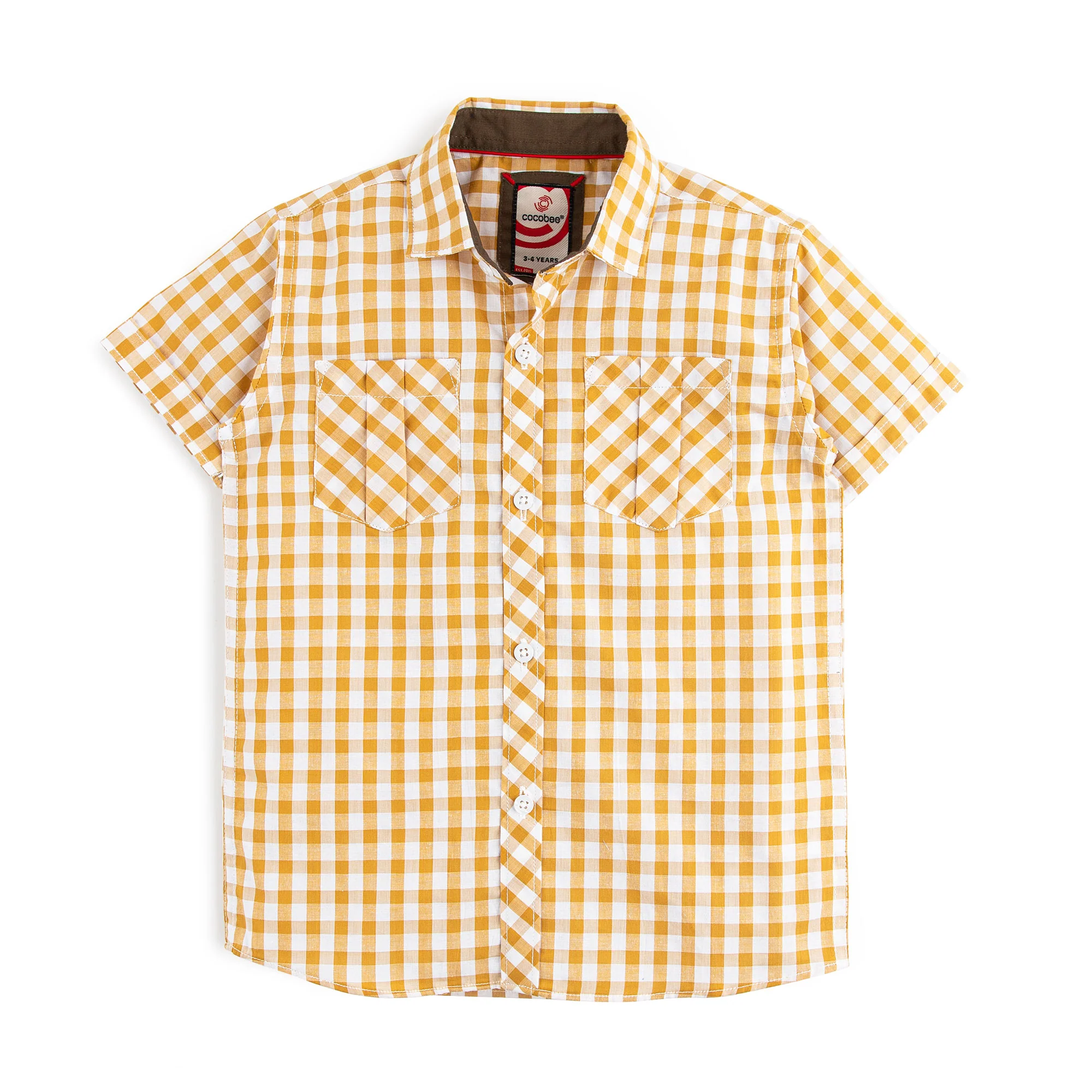 Yellow Gingham Shirt