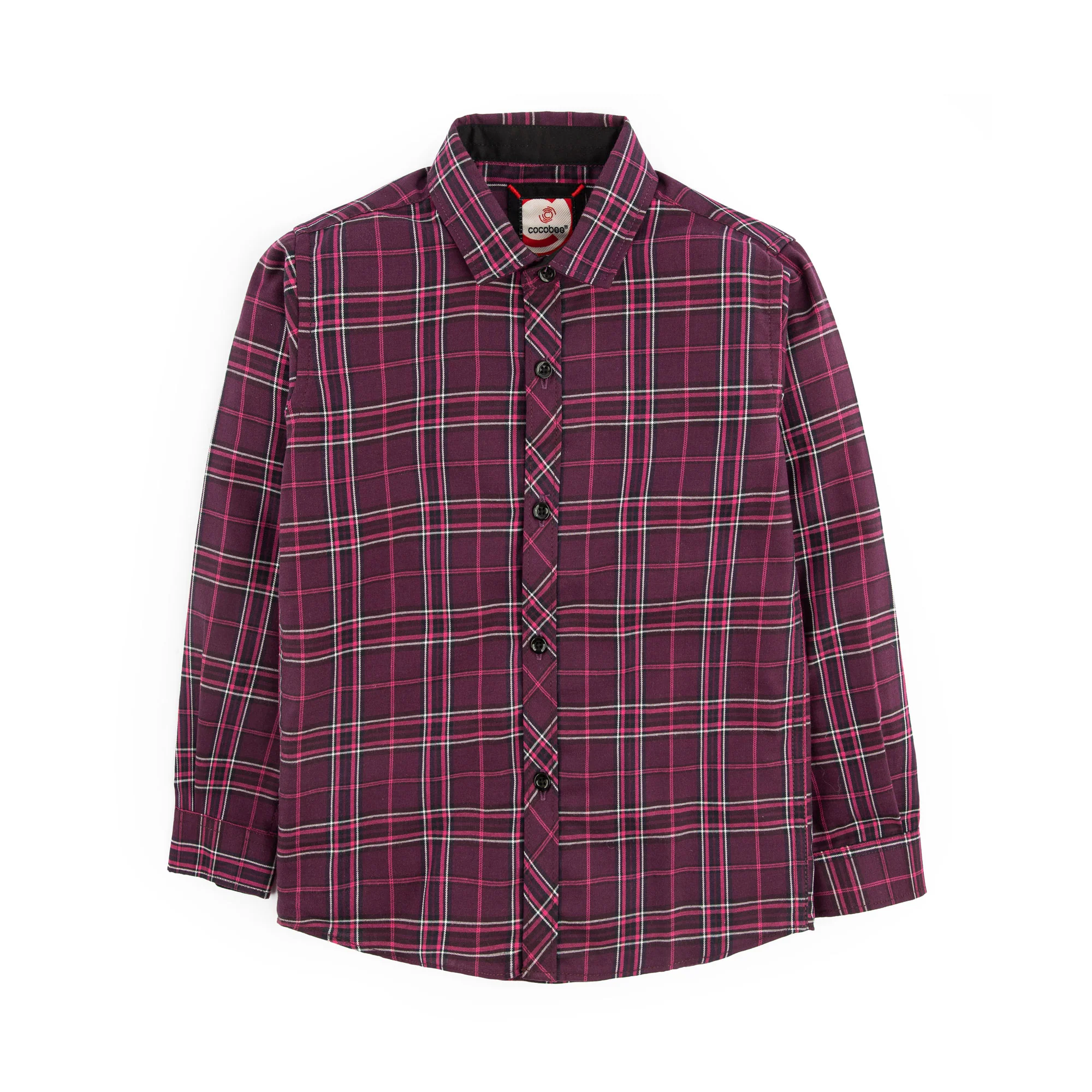 Maroon Check Shirt