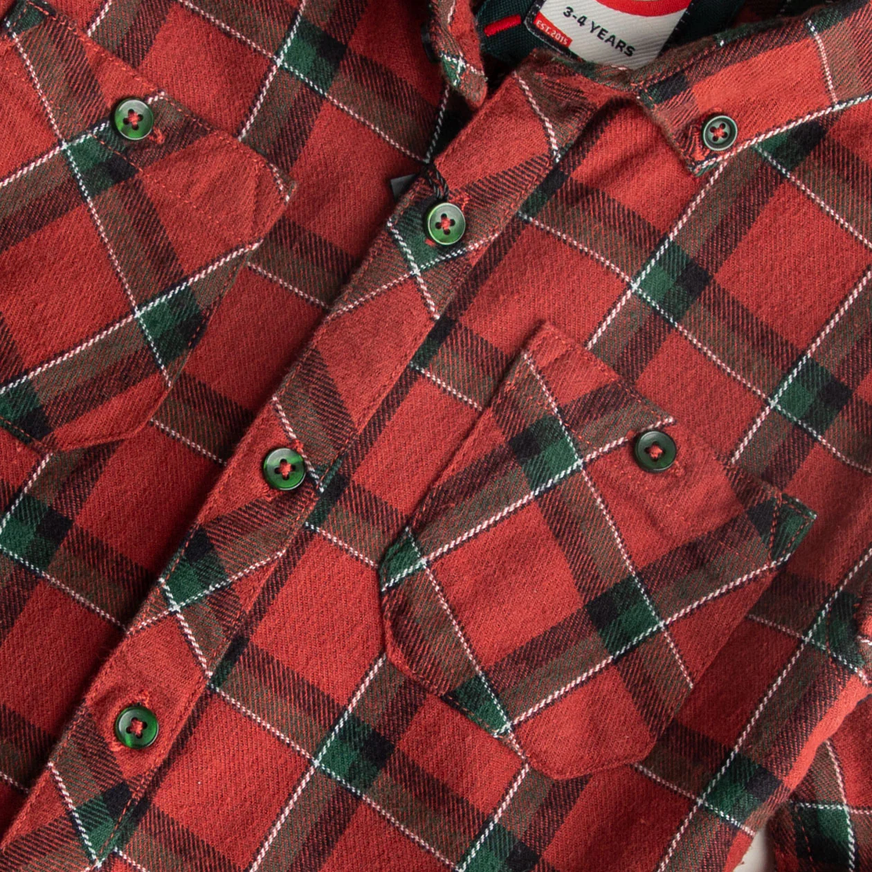 Red Double Pocket Shirt - Image 2
