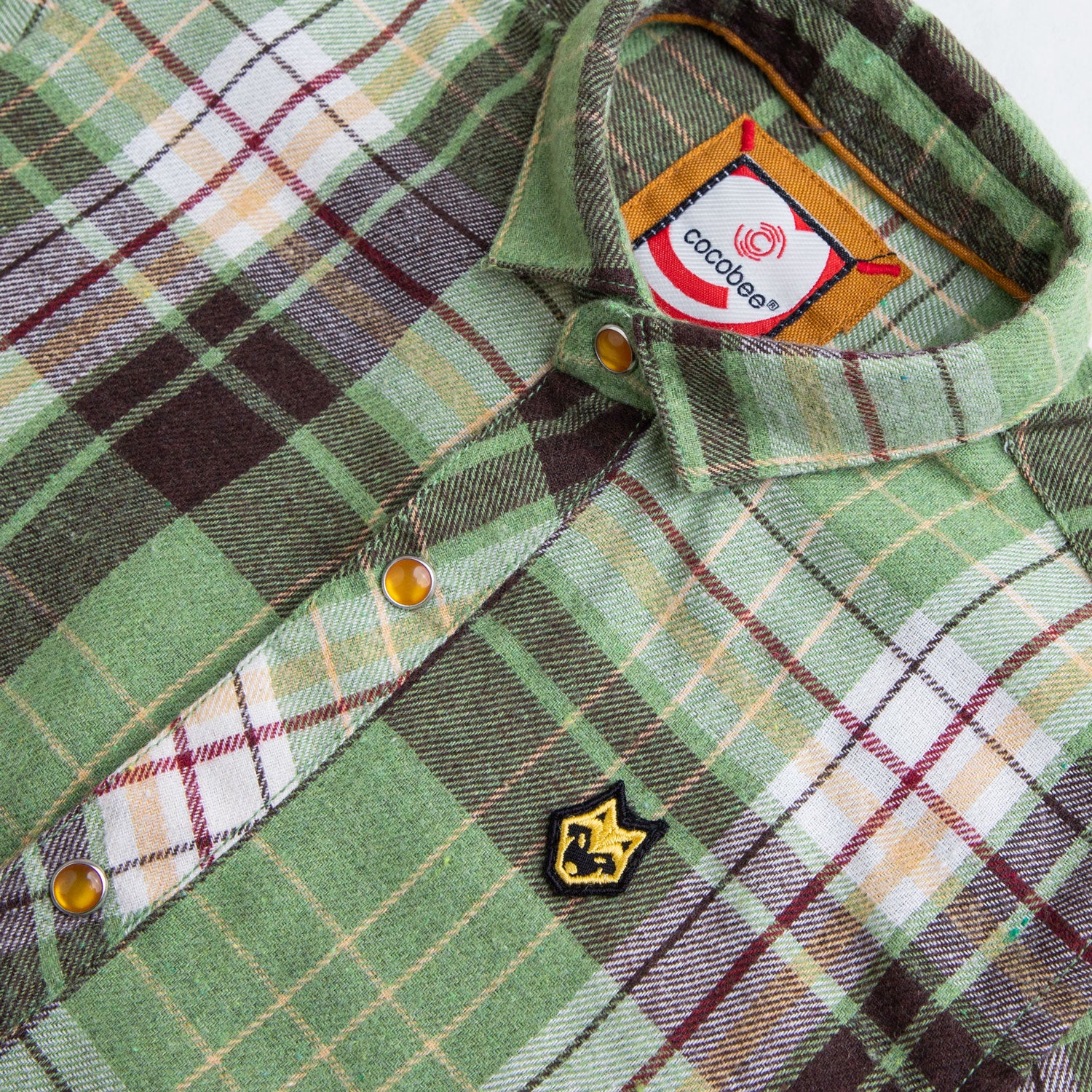 Green Flannel Shirt - Image 2