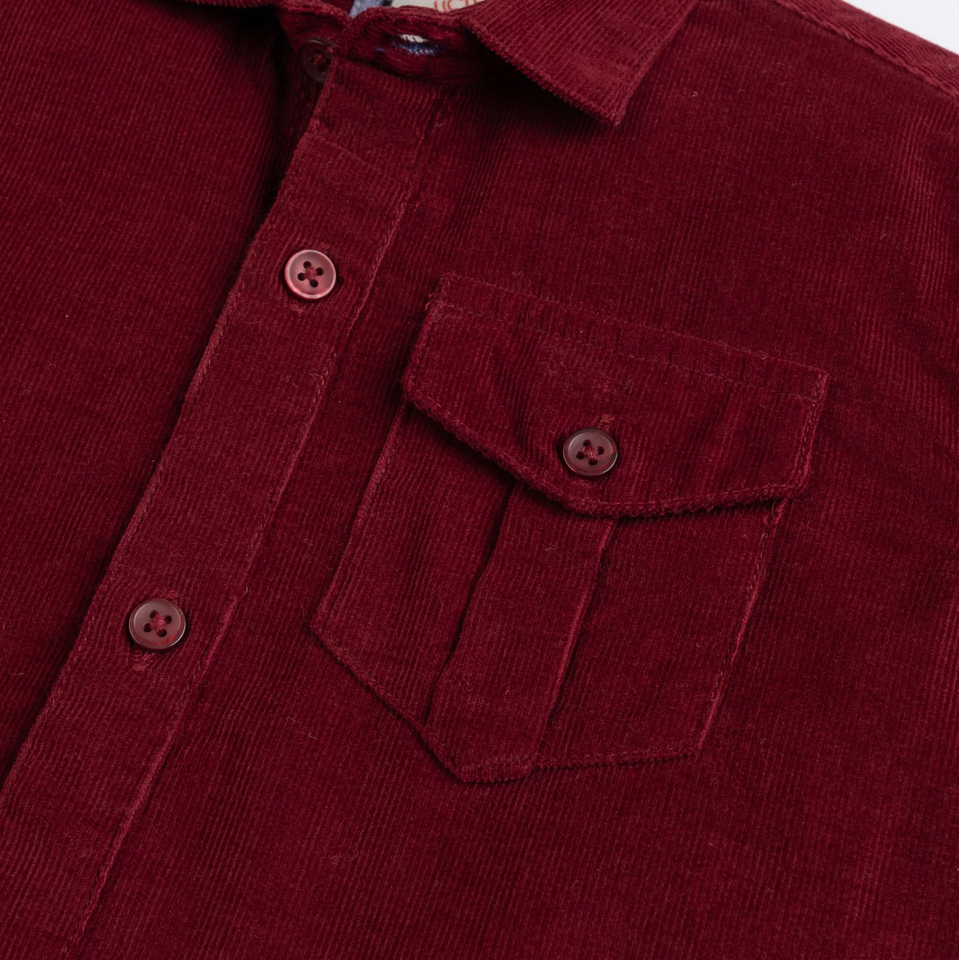 Berry Red Casual Shirt - Image 2