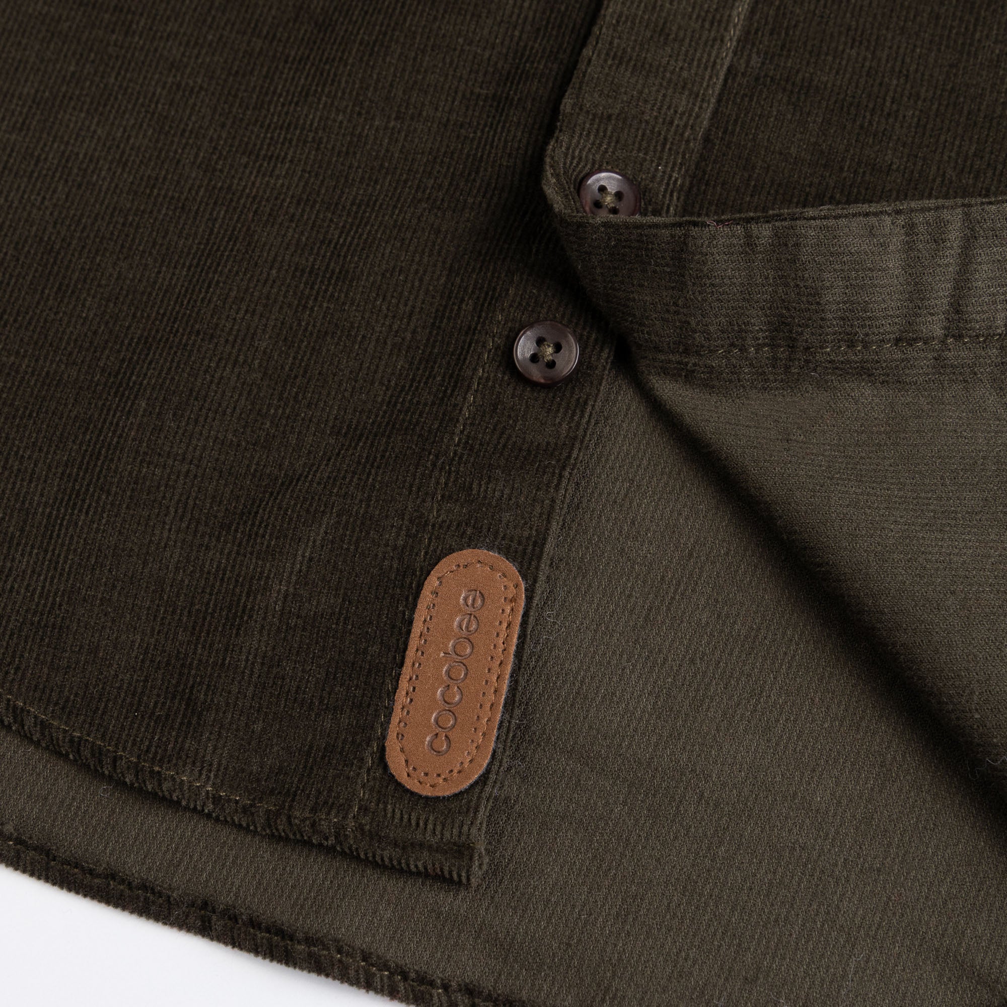 Dark Olive Casual Shirt - Image 2