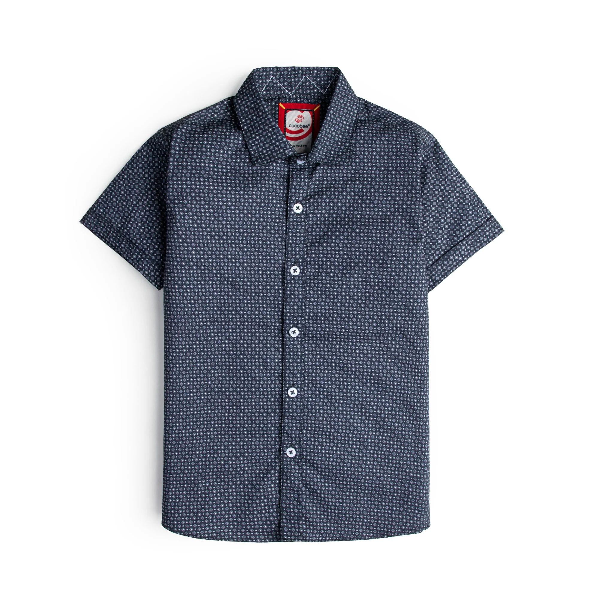 Short Sleeves Patterned Shirt