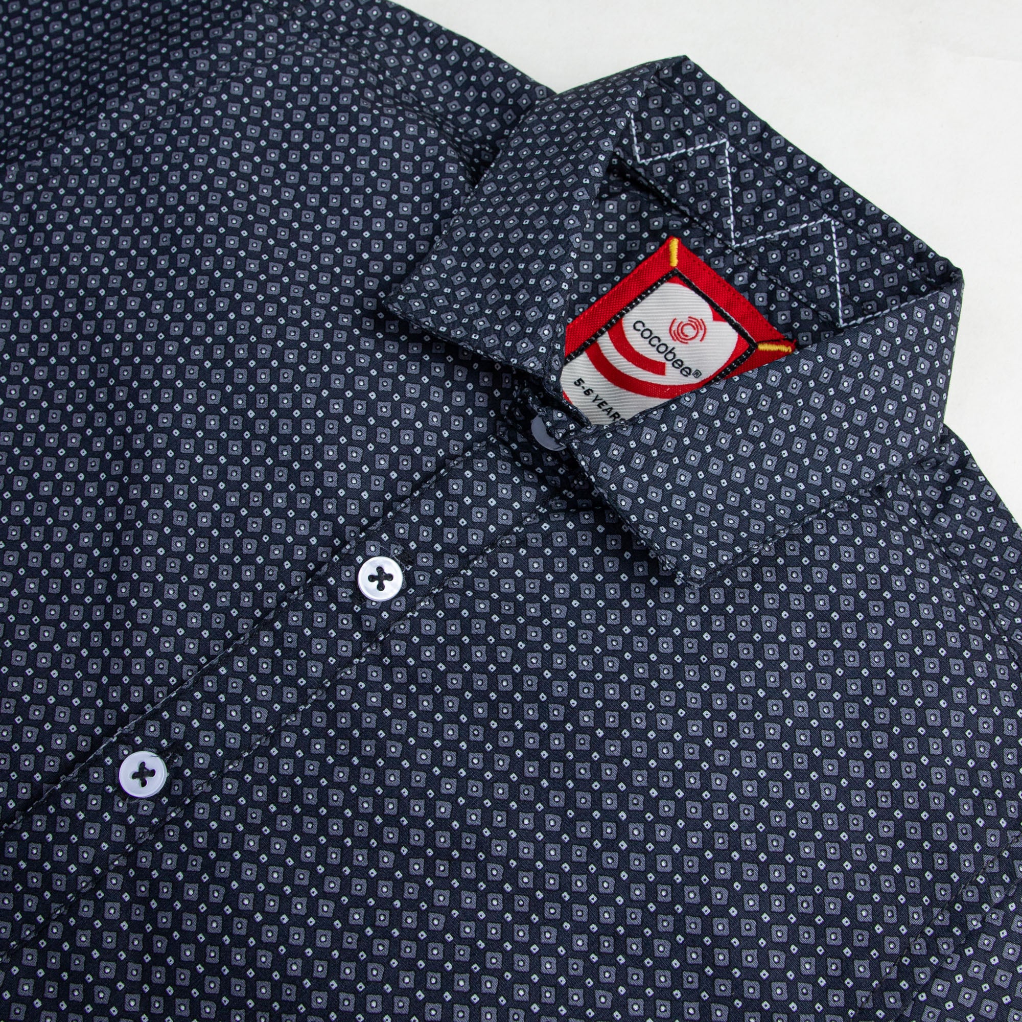 Short Sleeves Patterned Shirt - Image 2