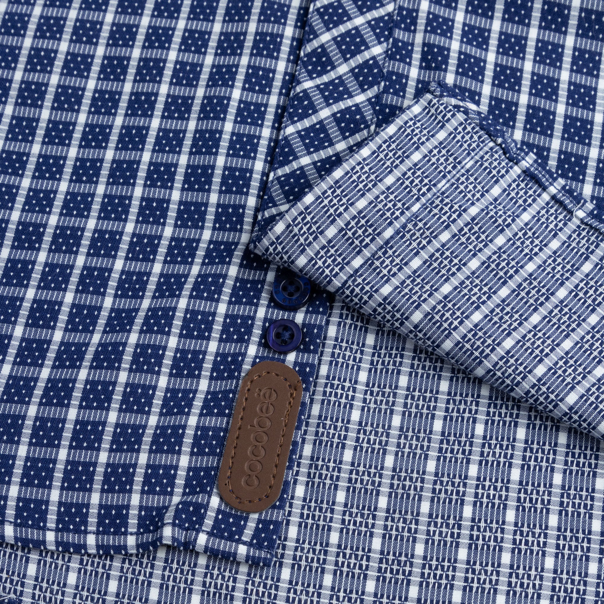 Causal Printed Check Shirt - Image 2