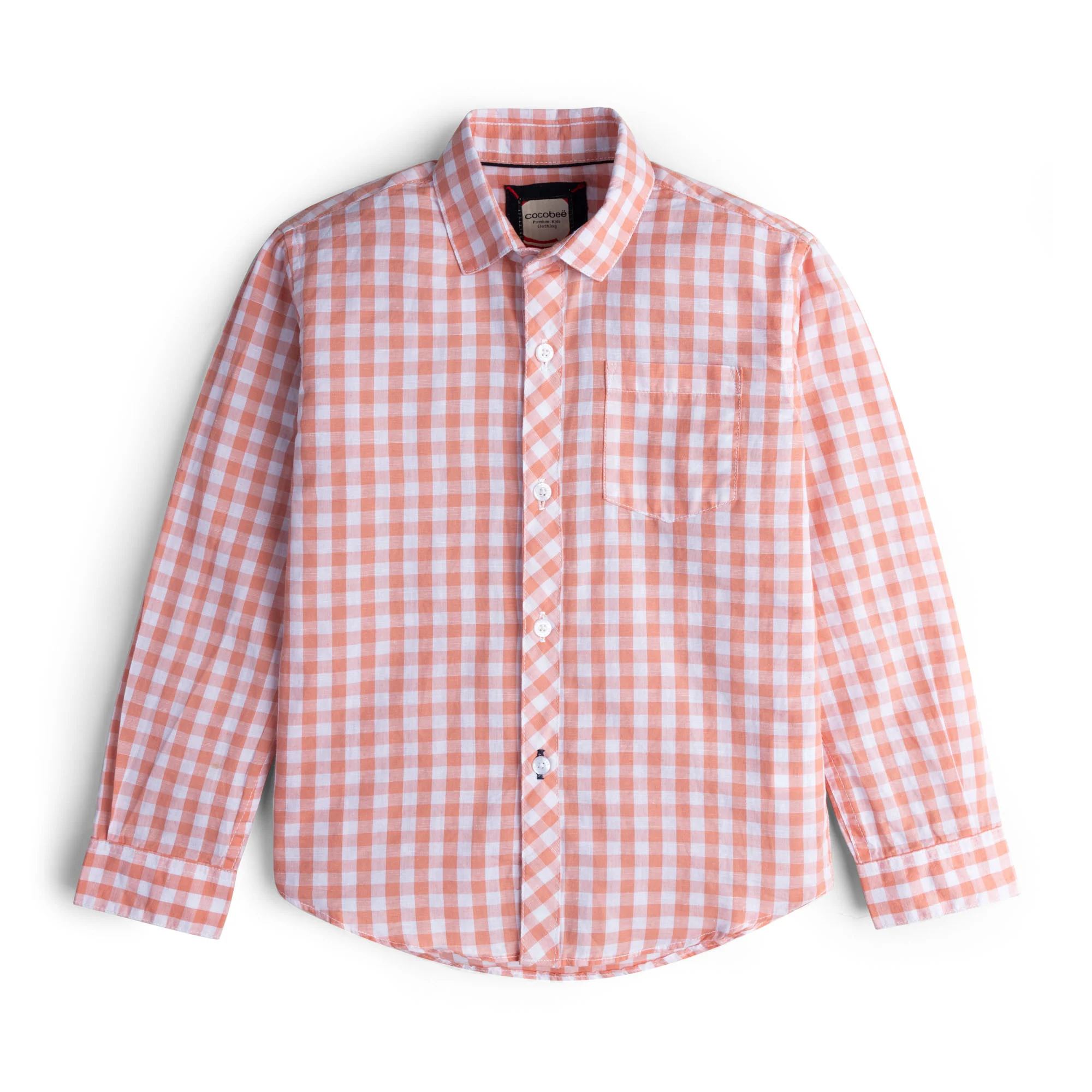 Casual Dress Shirt-Peach