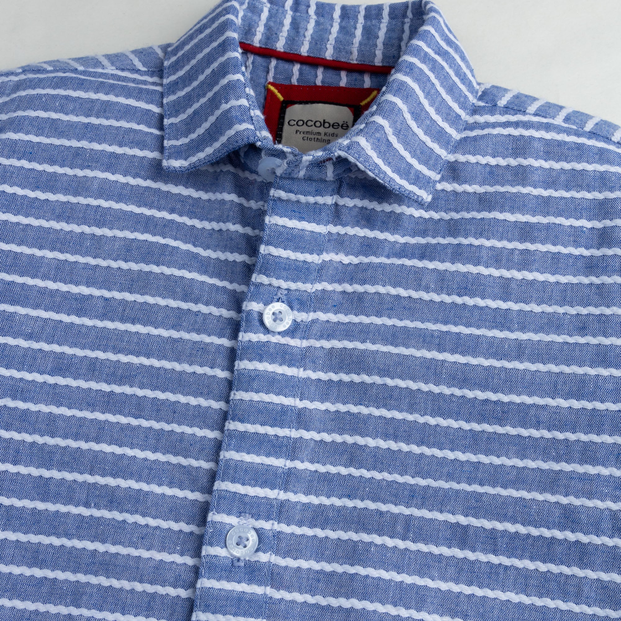 Summer Blue Striper Shirt - Image 2