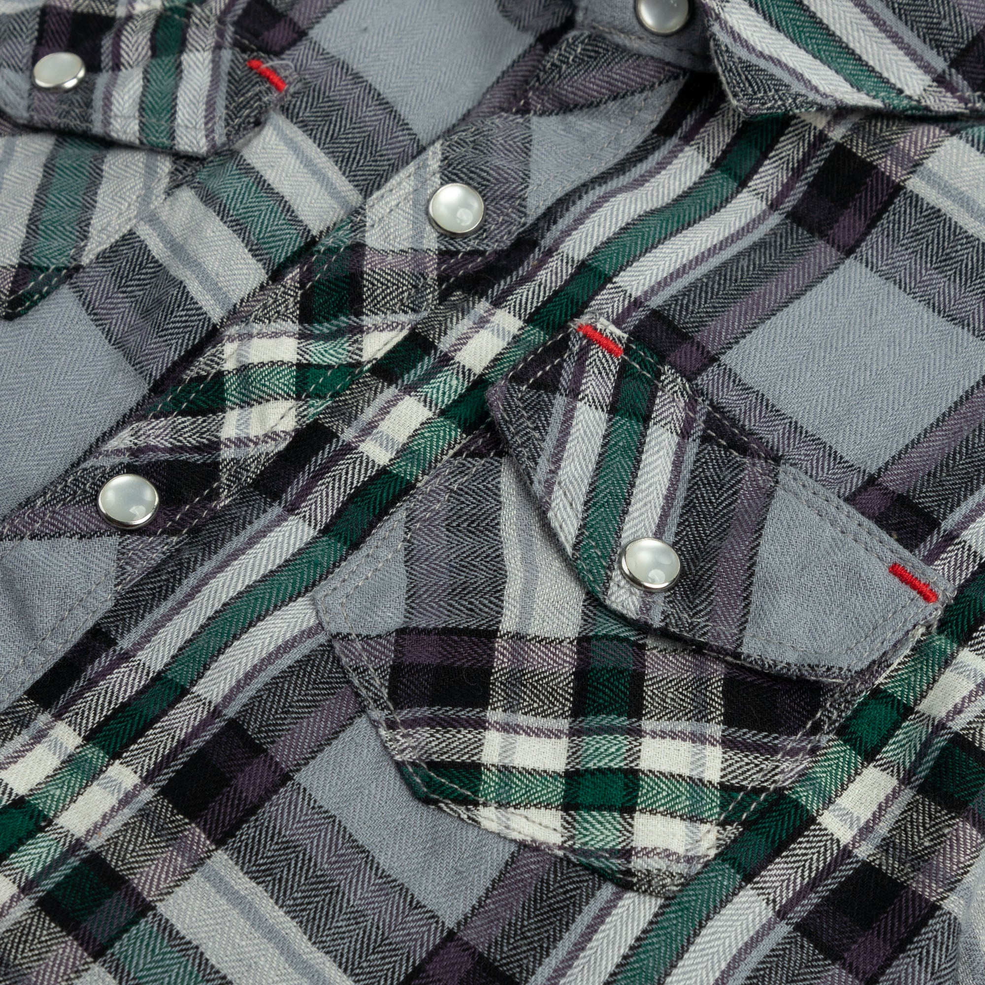 Slatey Grey Check Shirt - Image 2