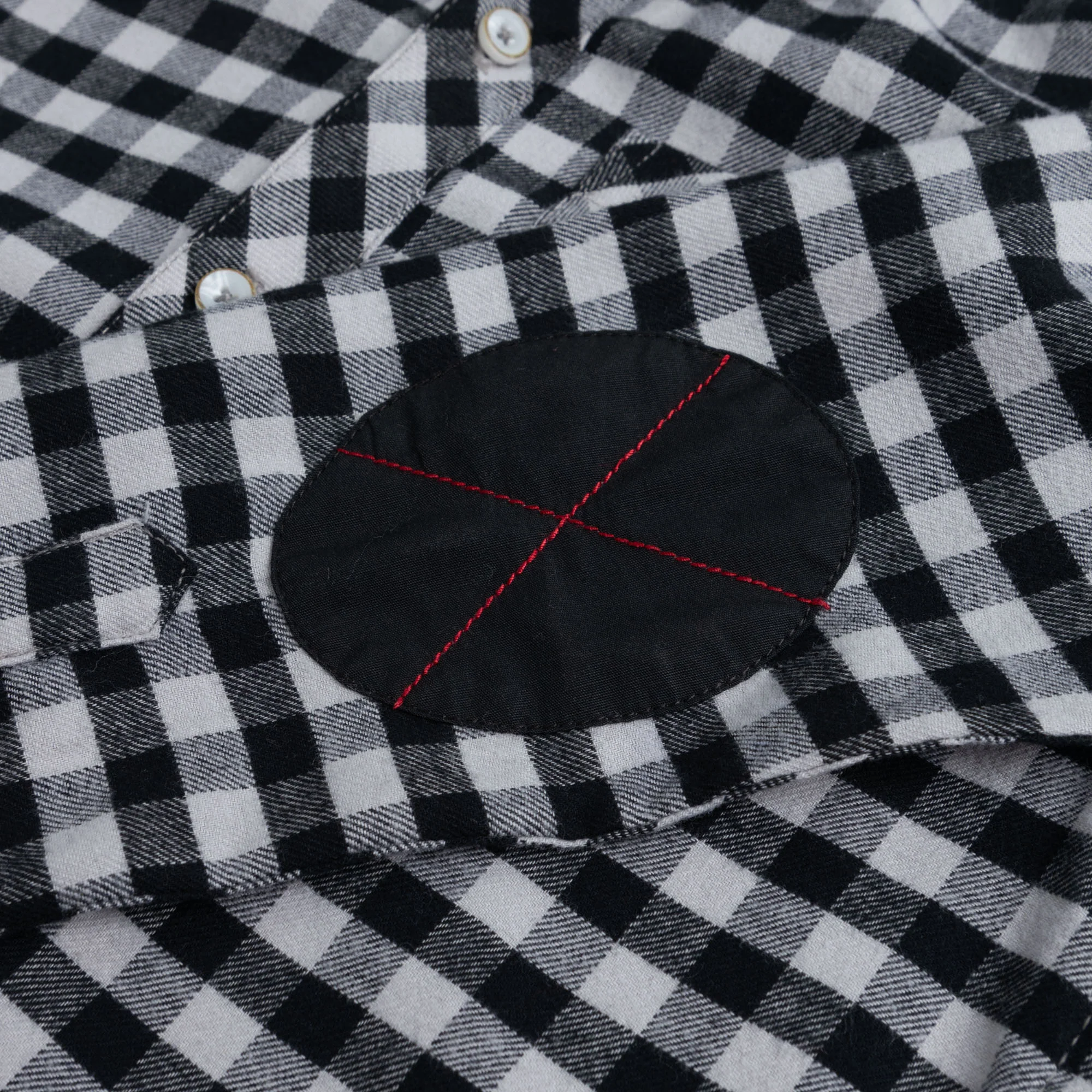 Black Check Casual Shirt - Image 4