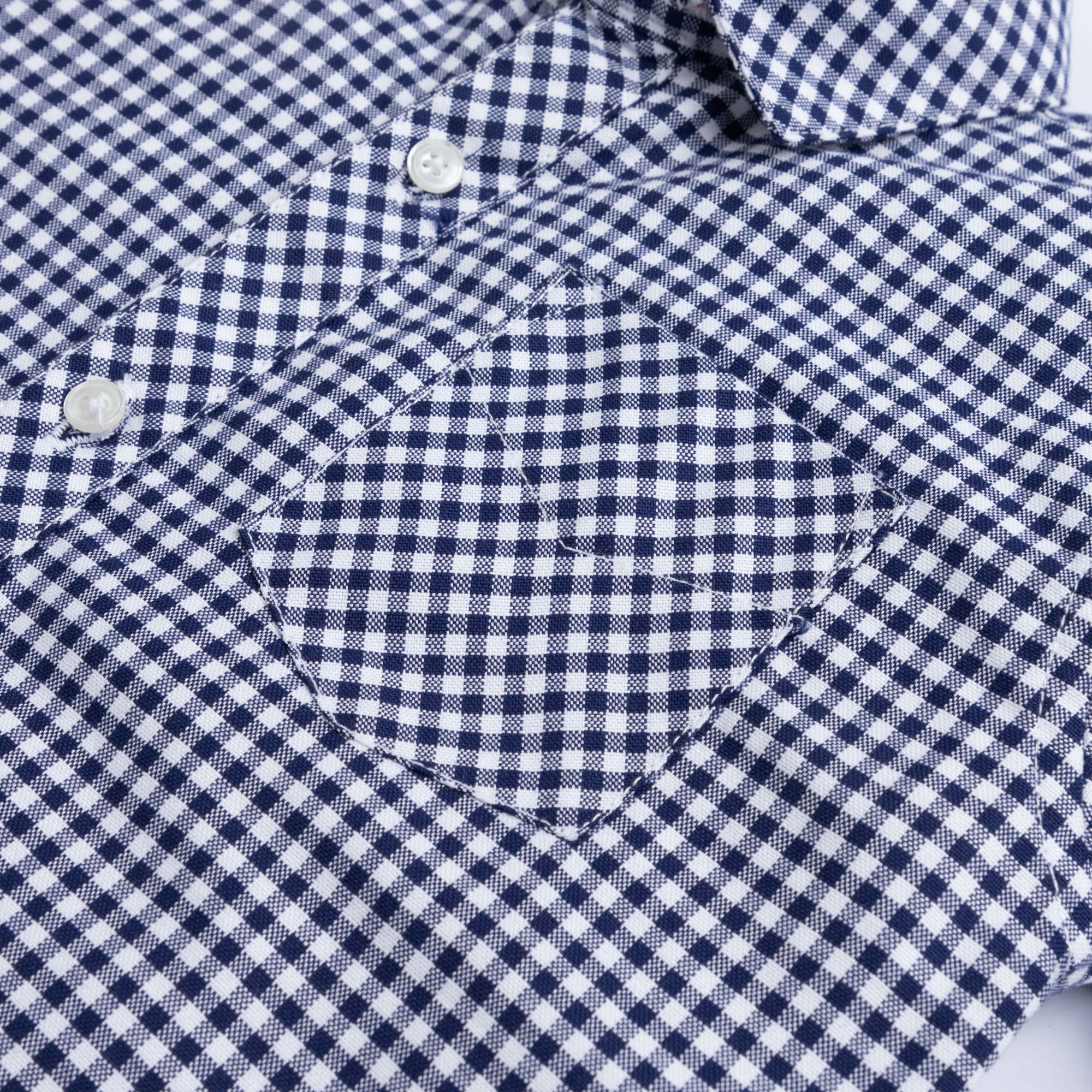 Micro Check Buttoned Shirt - Image 2