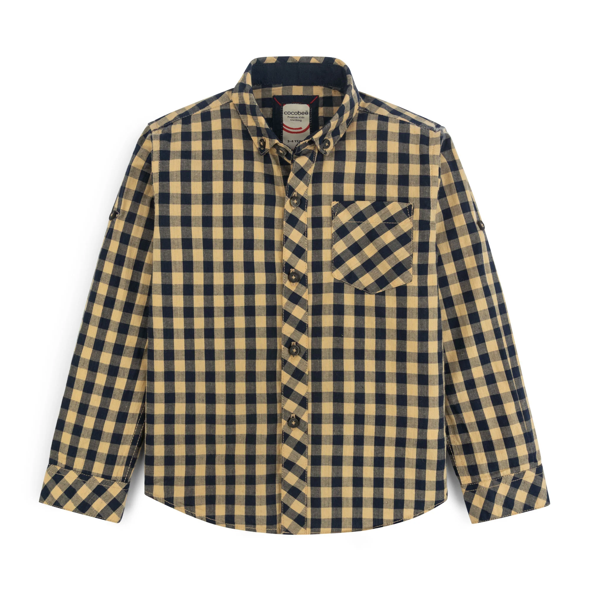 Button-Check Casual Shirt