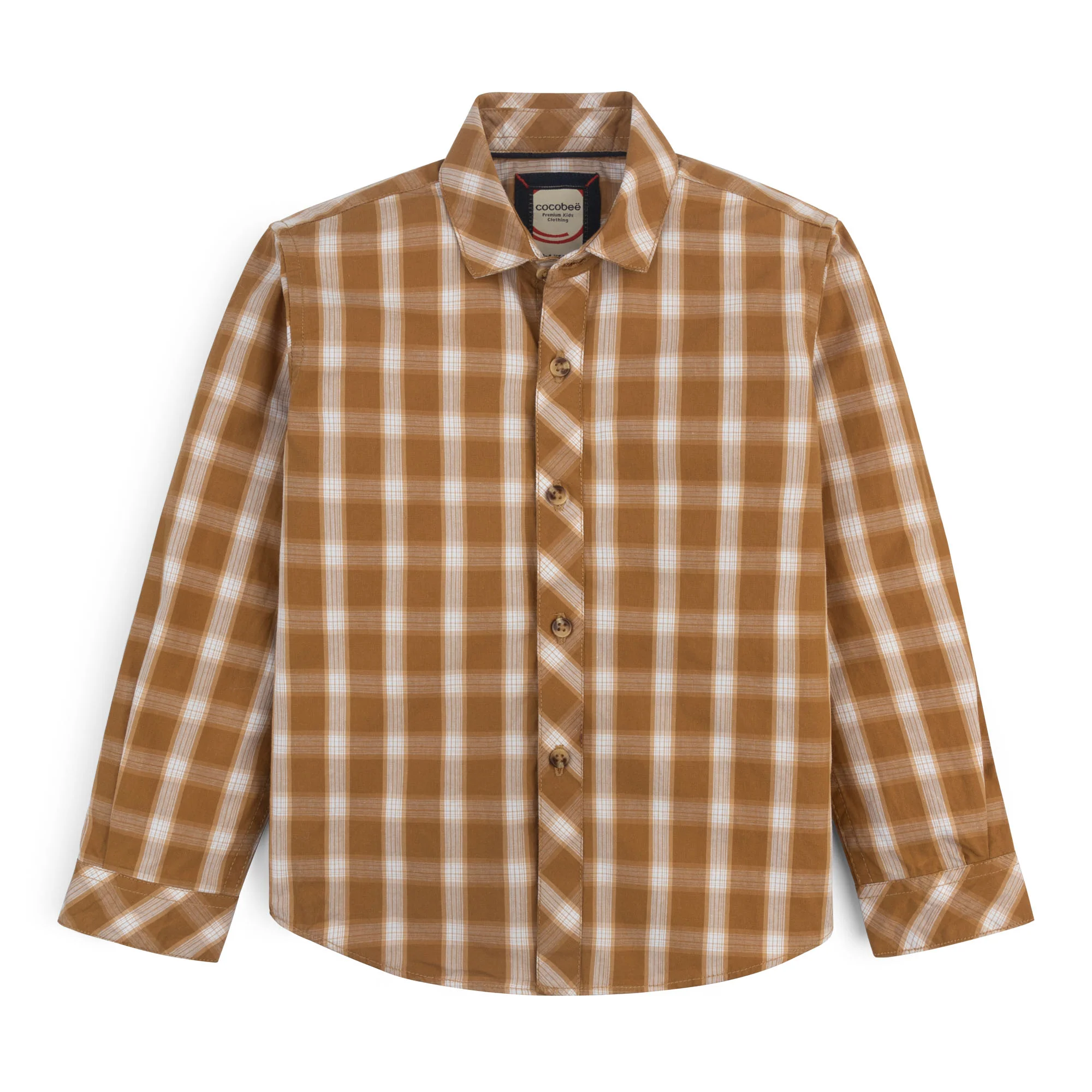 Brown Button-Up Shirt