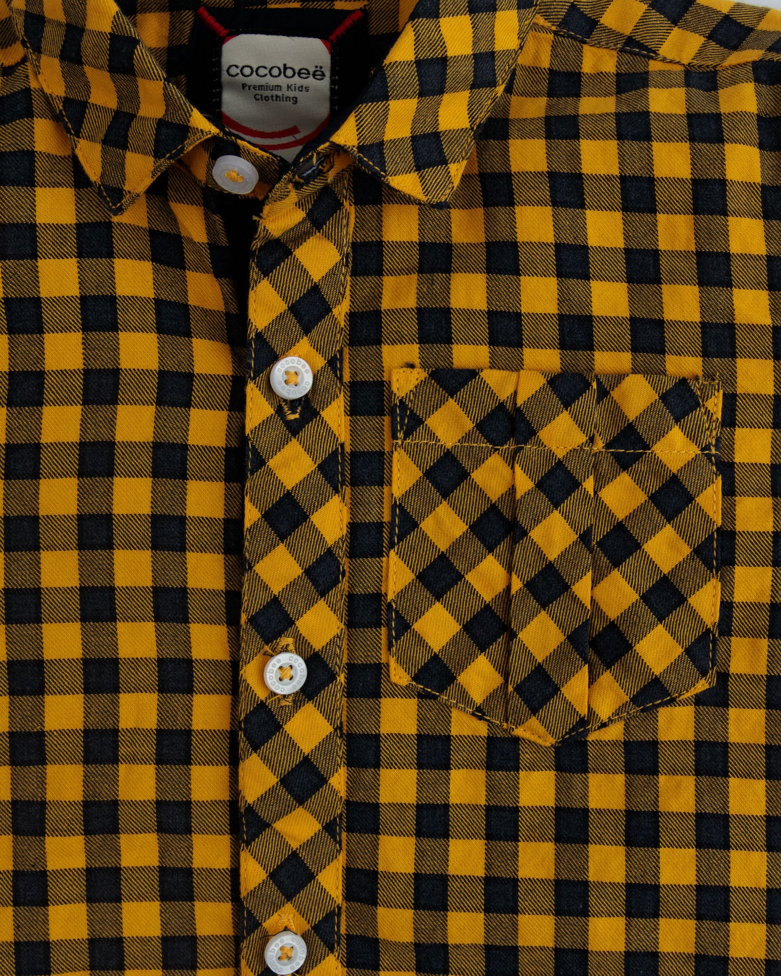 Yellow Shadow Plaid Shirt - Image 2