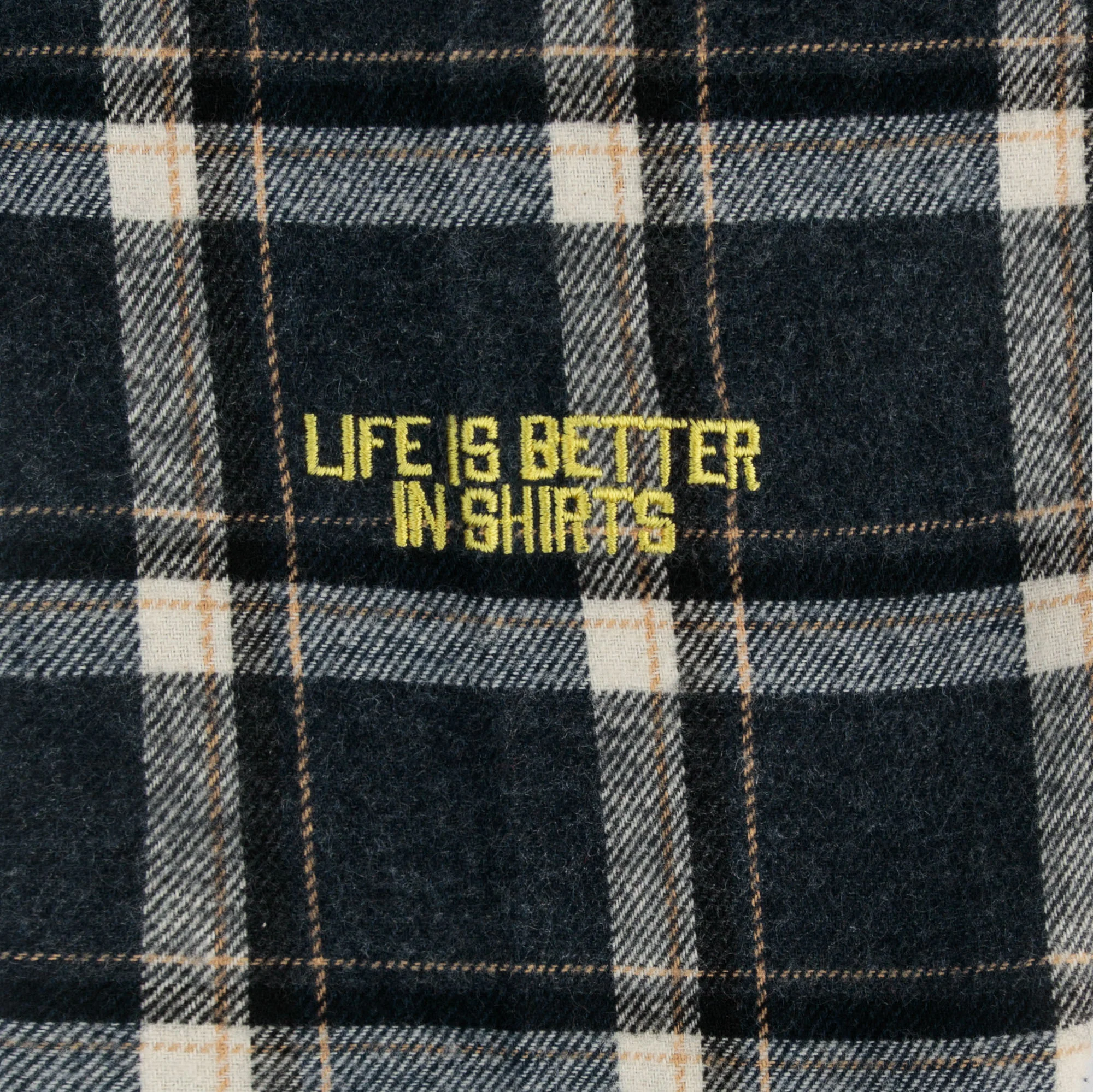 Coal Grey Plaid Shirt - Image 2