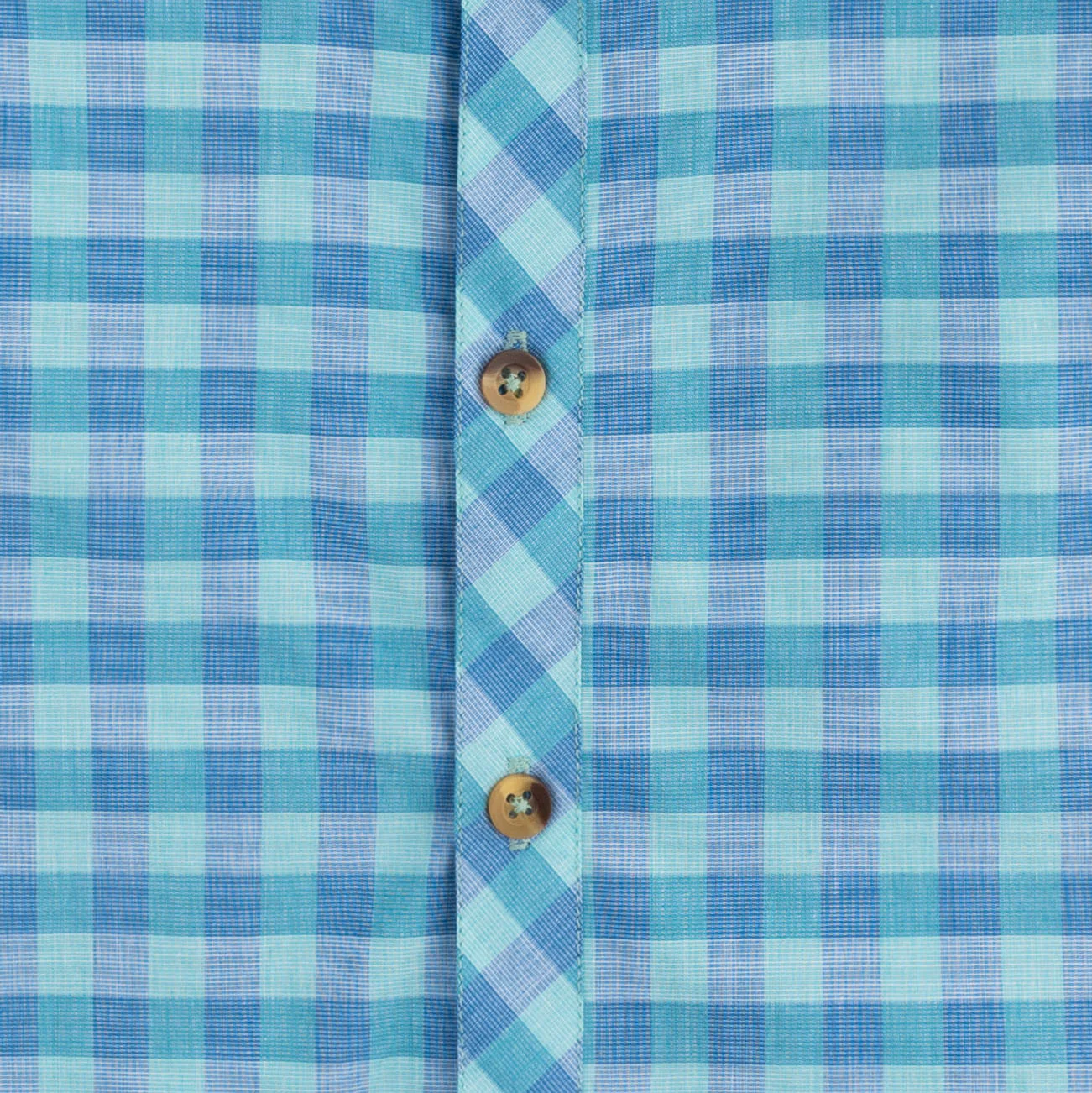 Aqua Grid Classic Shirt - Image 2