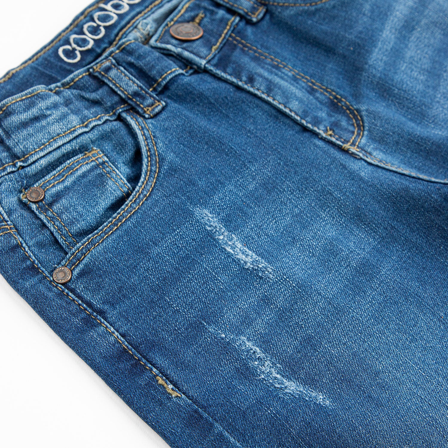 Blue Ripped Jeans - Image 2