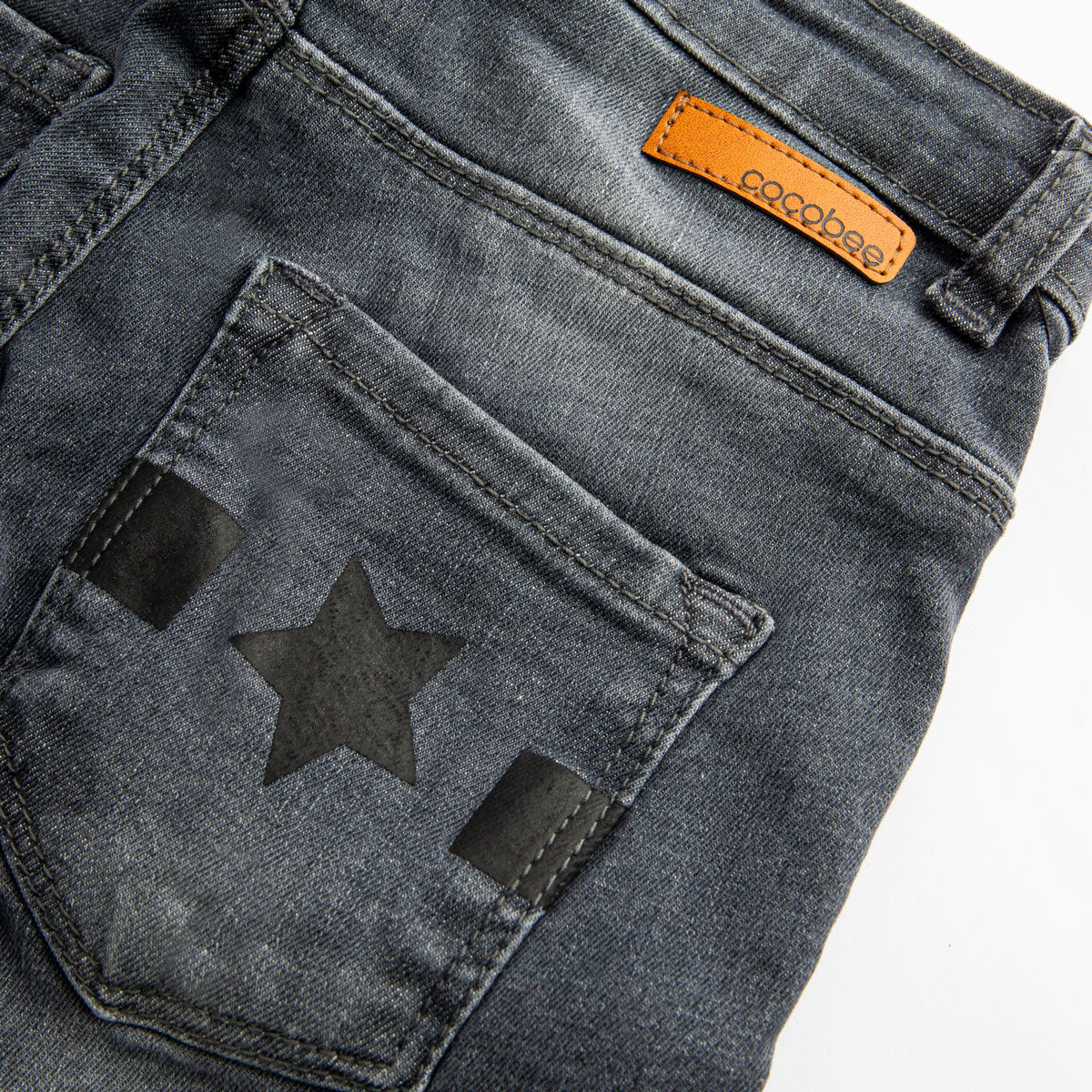 Grey Distress Jeans - Image 2