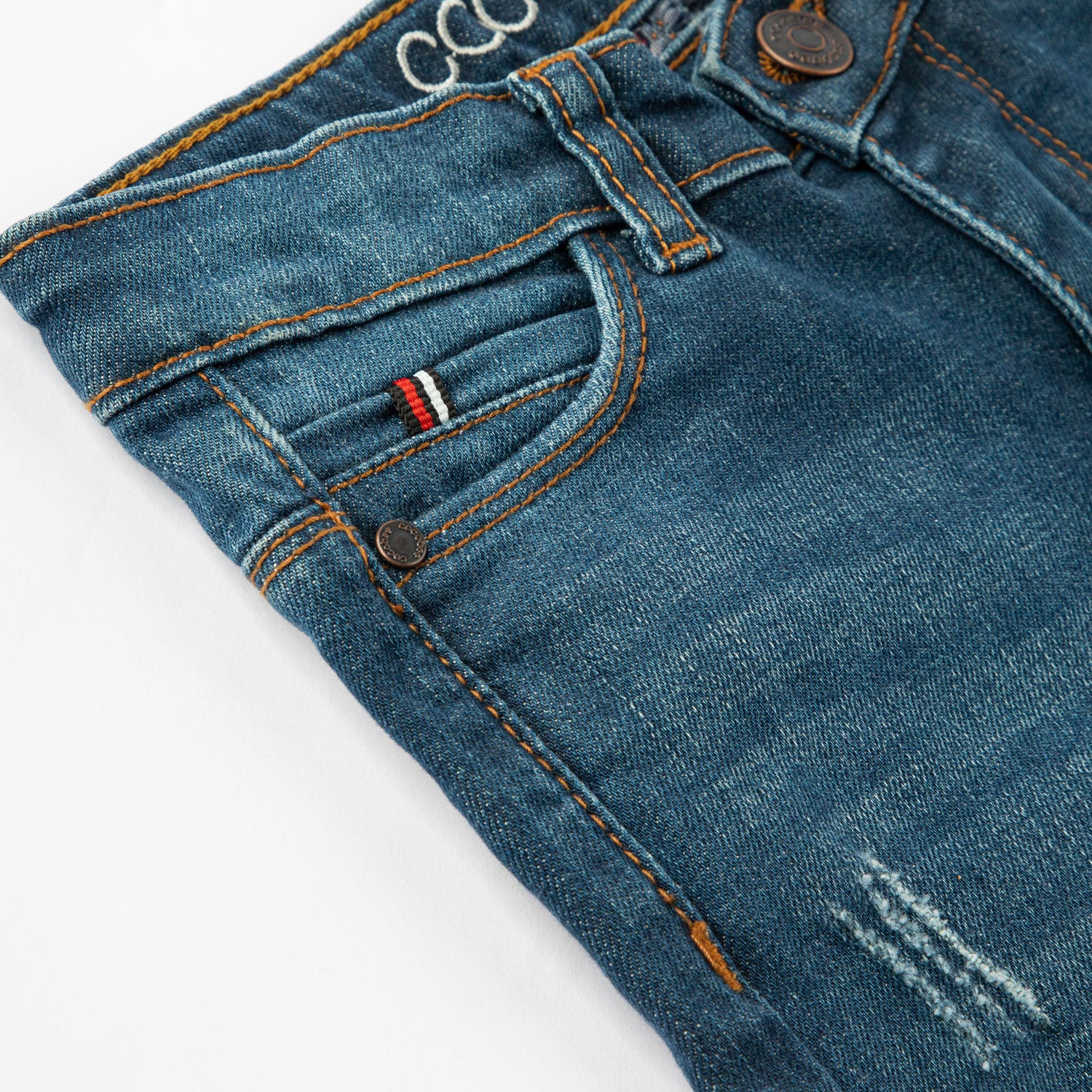 Blue Ripped Jeans - Image 2