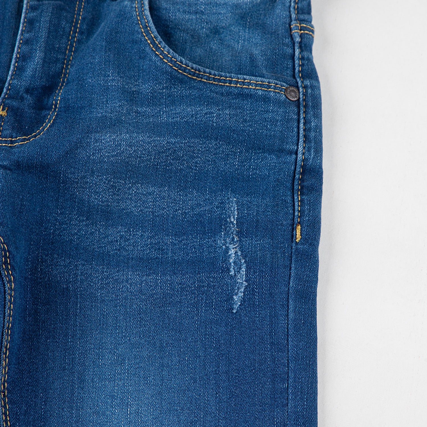 SLIM FIT RIPPED DENIM - Image 2
