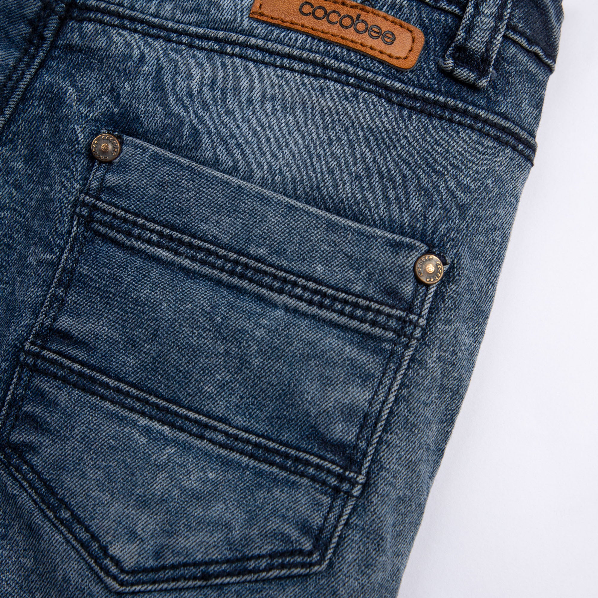 Stretchy Blue Skinny-Fit Denim - Image 2
