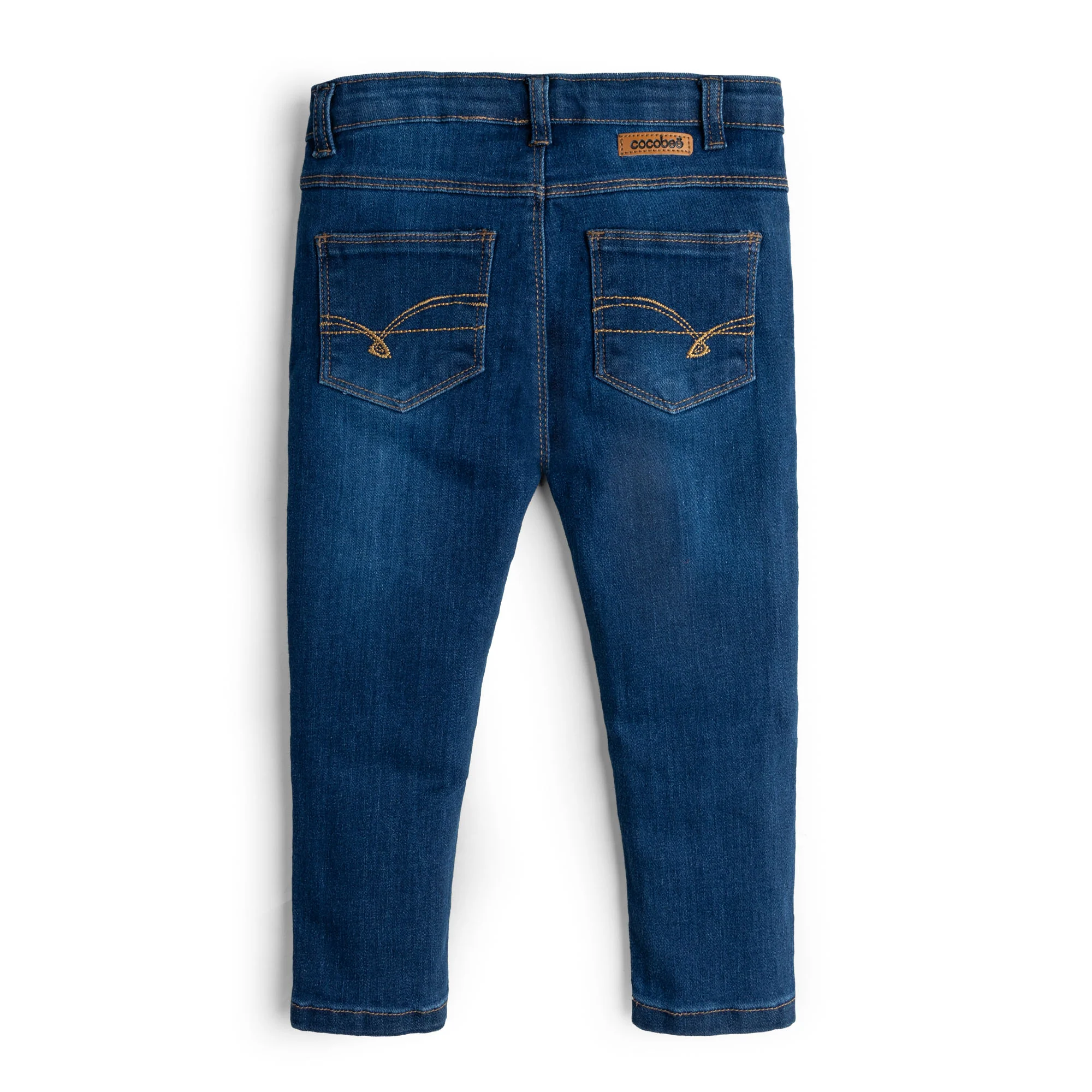 Slim-Fit Blue Denim Pant - Image 2