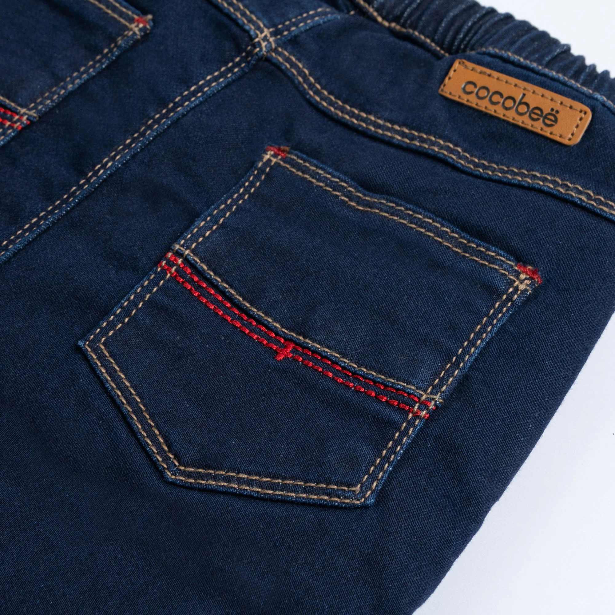 Dark Wash Denim Trouser - Image 3
