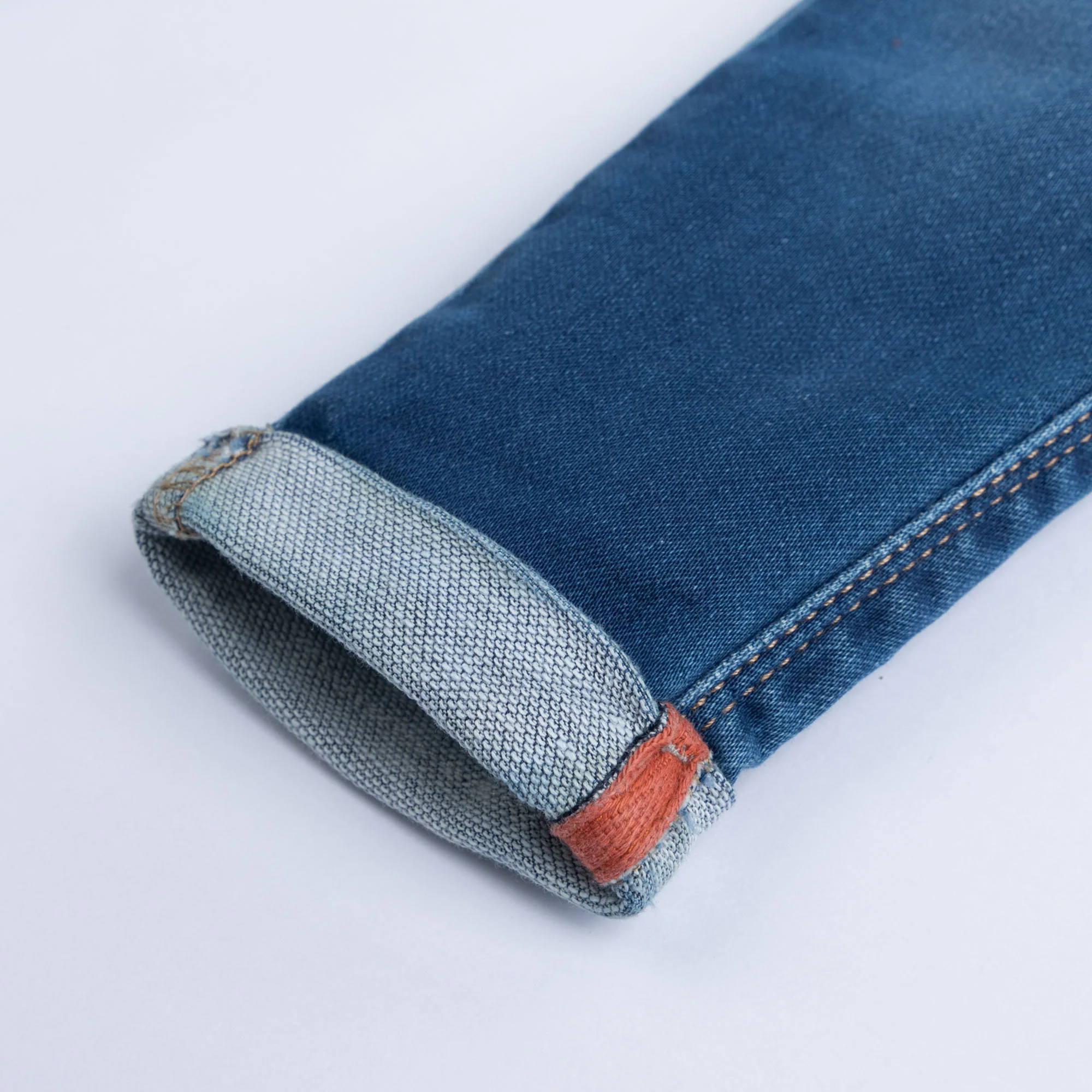 Elasticated Buttoned Denim Pant - Image 2