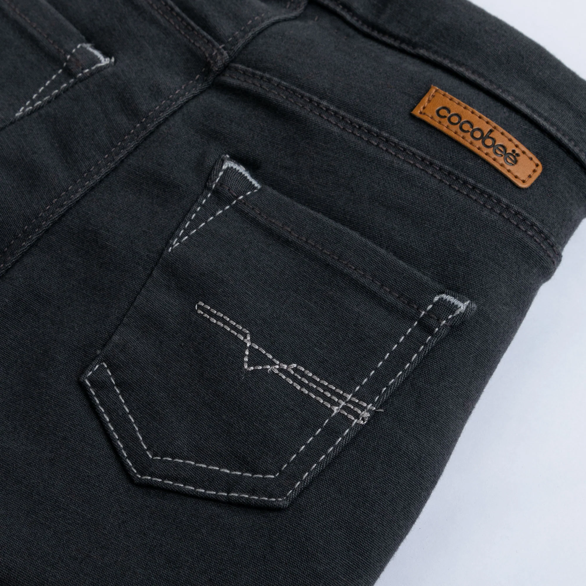 Ash Grey denim Trouser - Image 3
