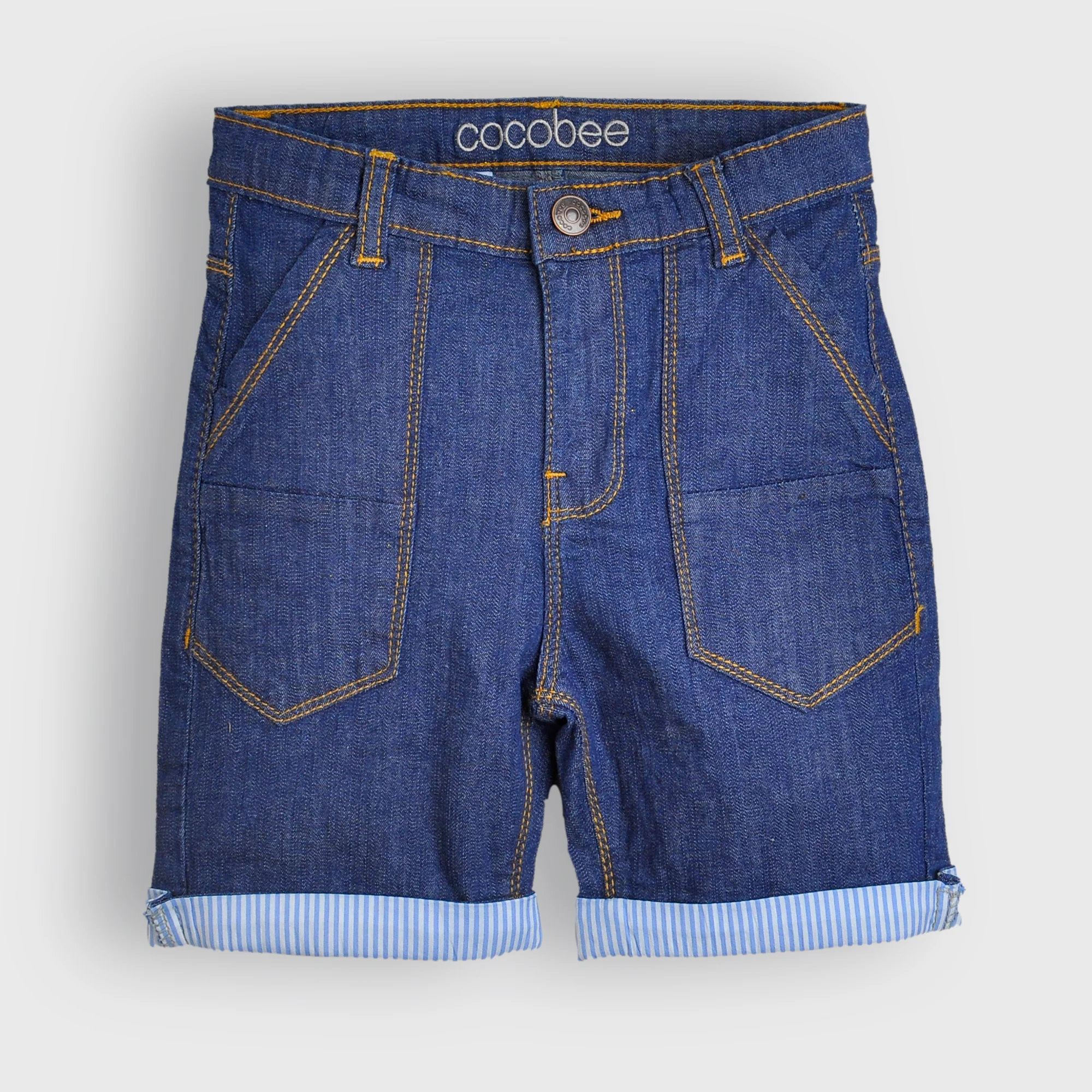 Blue Denim Shorts