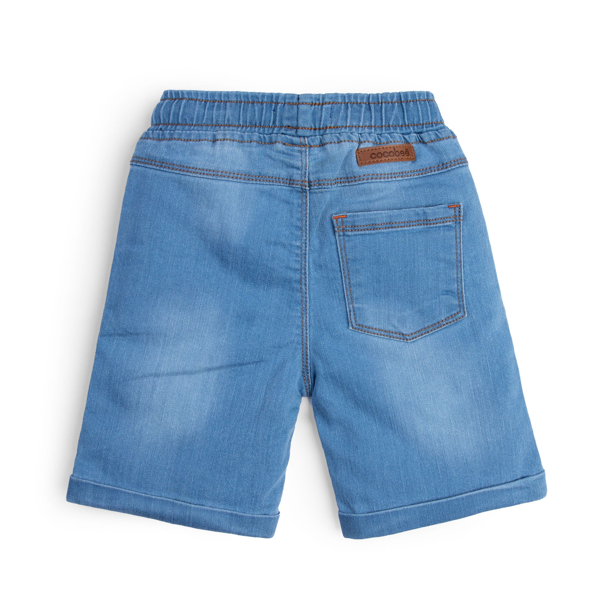 Mod Blue Denim Short - Image 2